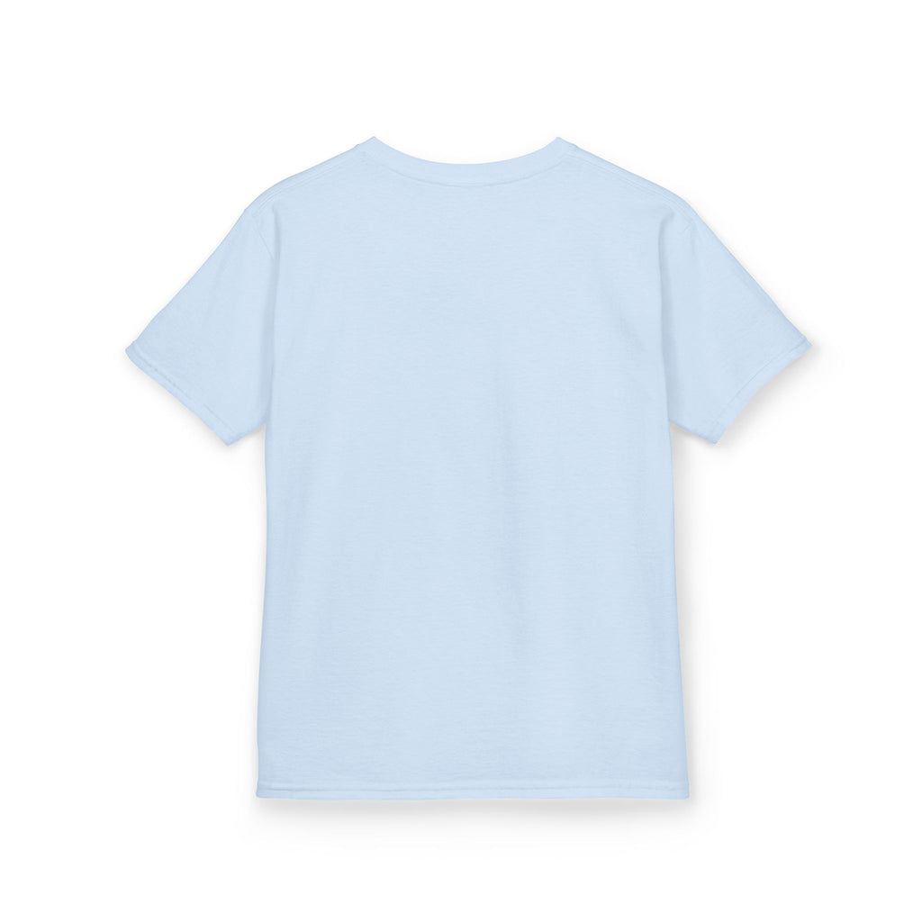Kids T-Shirt — "Jesus Loves Me" Colorful Block Letter Tee