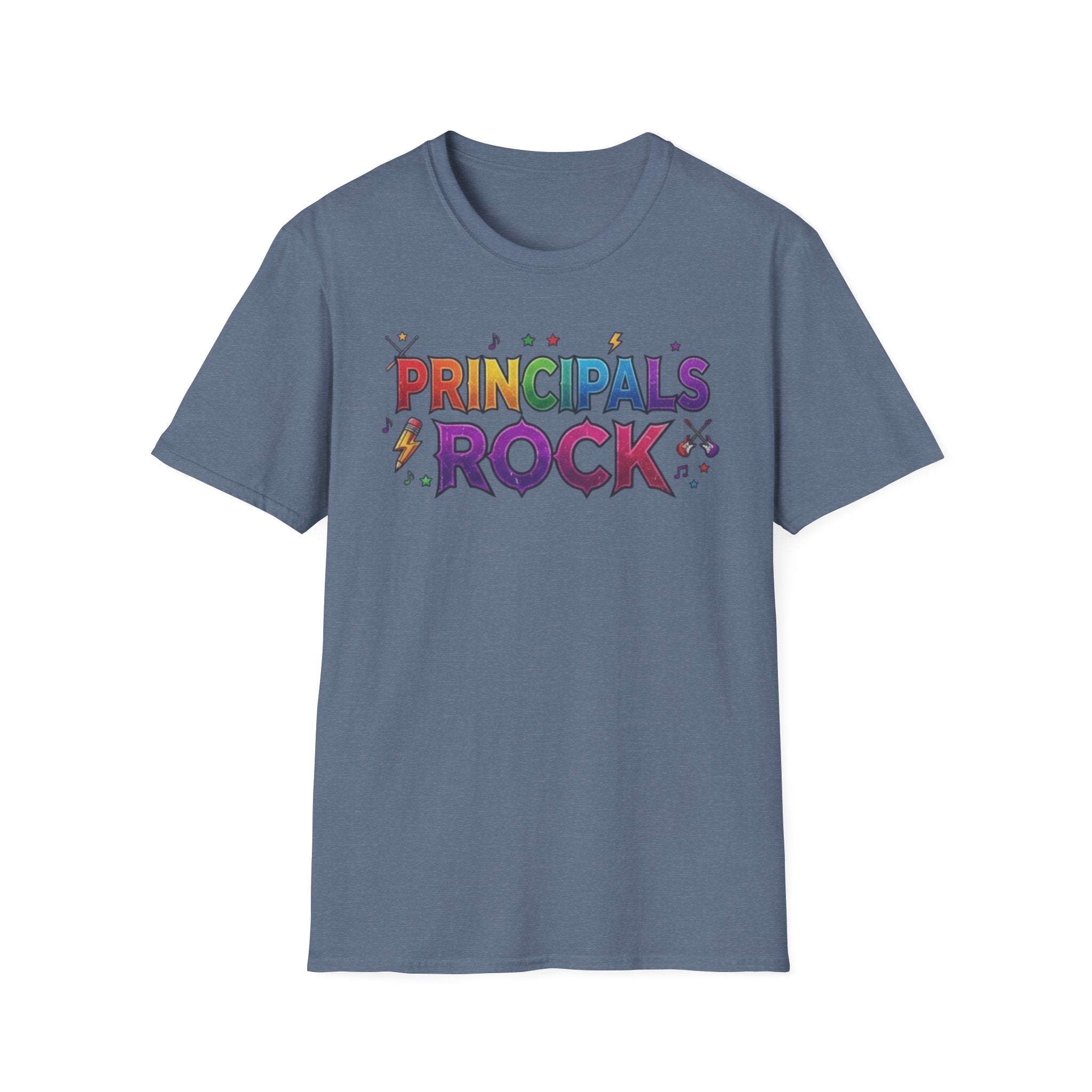 Principals Rock T-Shirt — Colorful School Leader Appreciation Tee