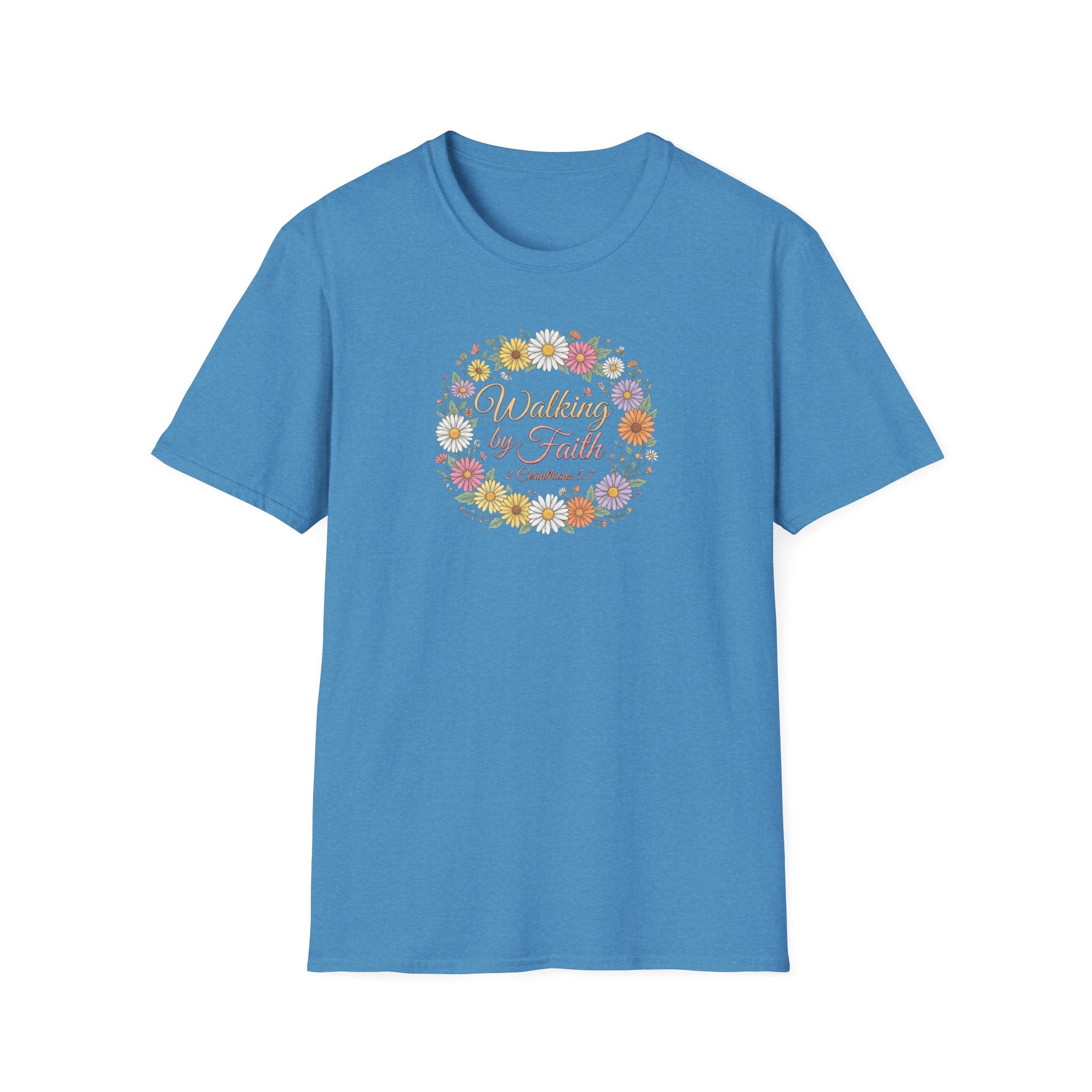 Walking by Faith Floral T-Shirt —