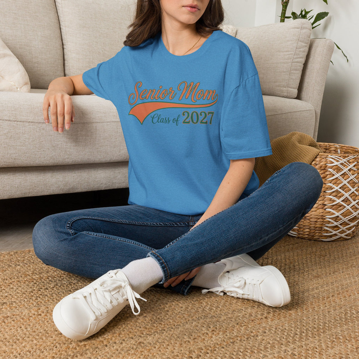 Senior Mom T-Shirt — Class of 2027 Graduation Gift