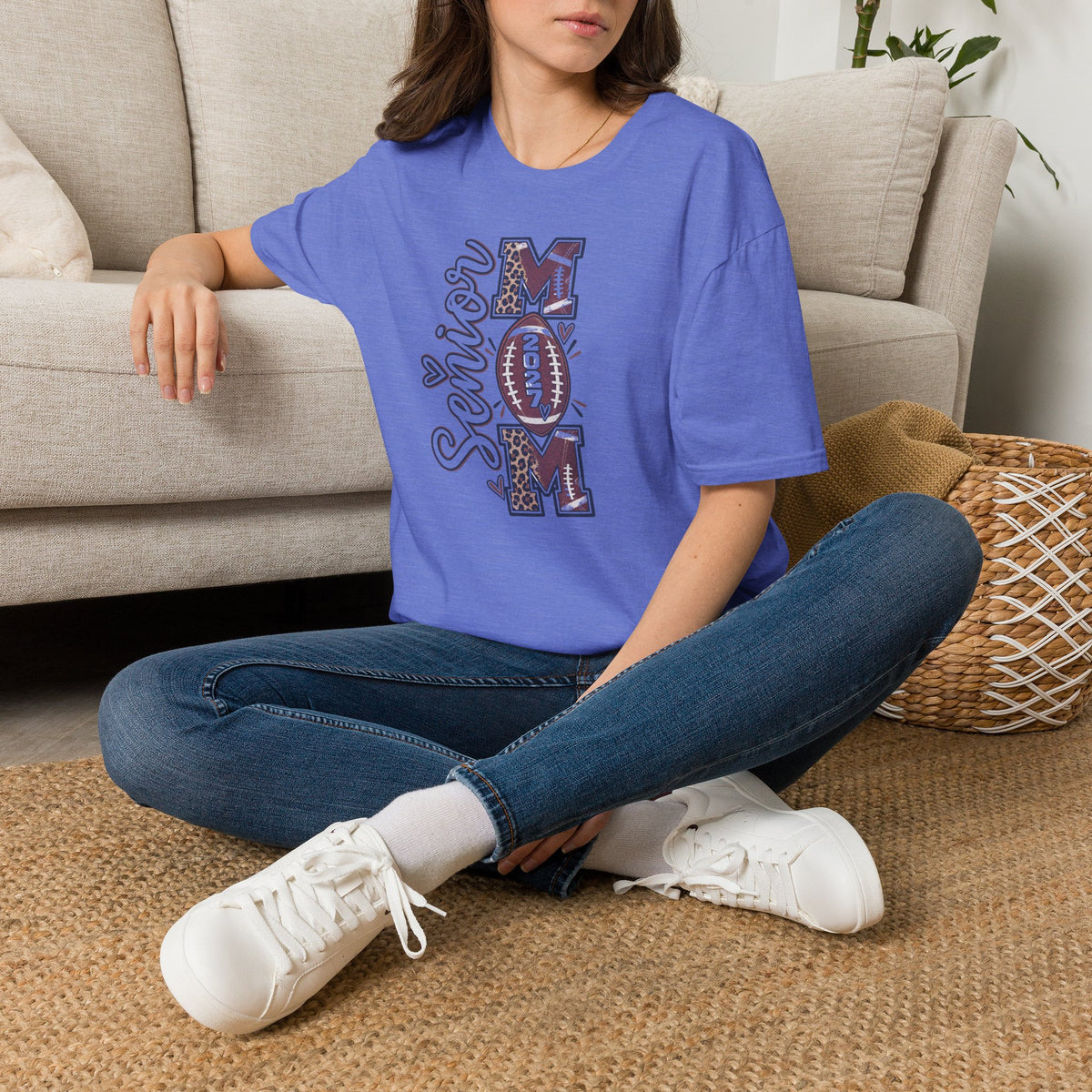 Senior Mom Football 2024 T-Shirt