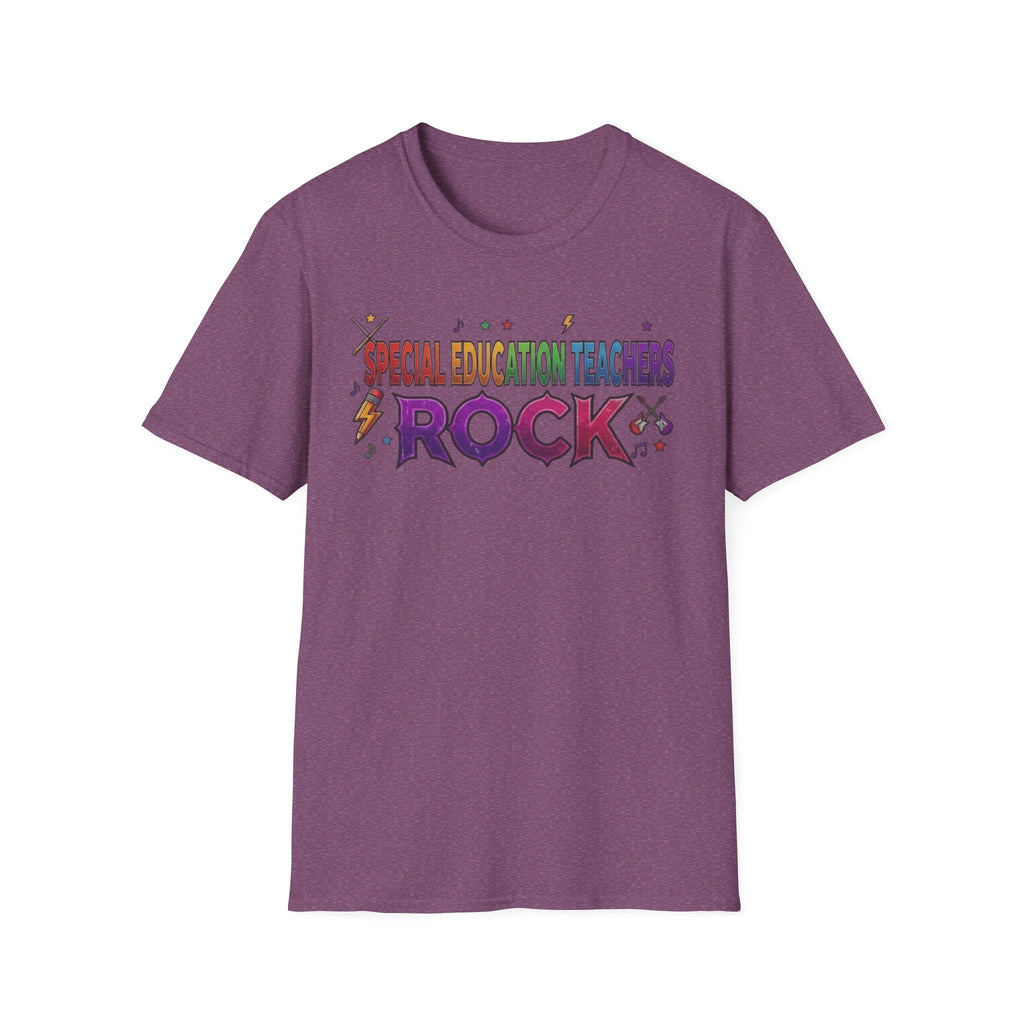 Special Education Teachers Rock T-Shirt — Colorful Teacher Appreciation Tee
