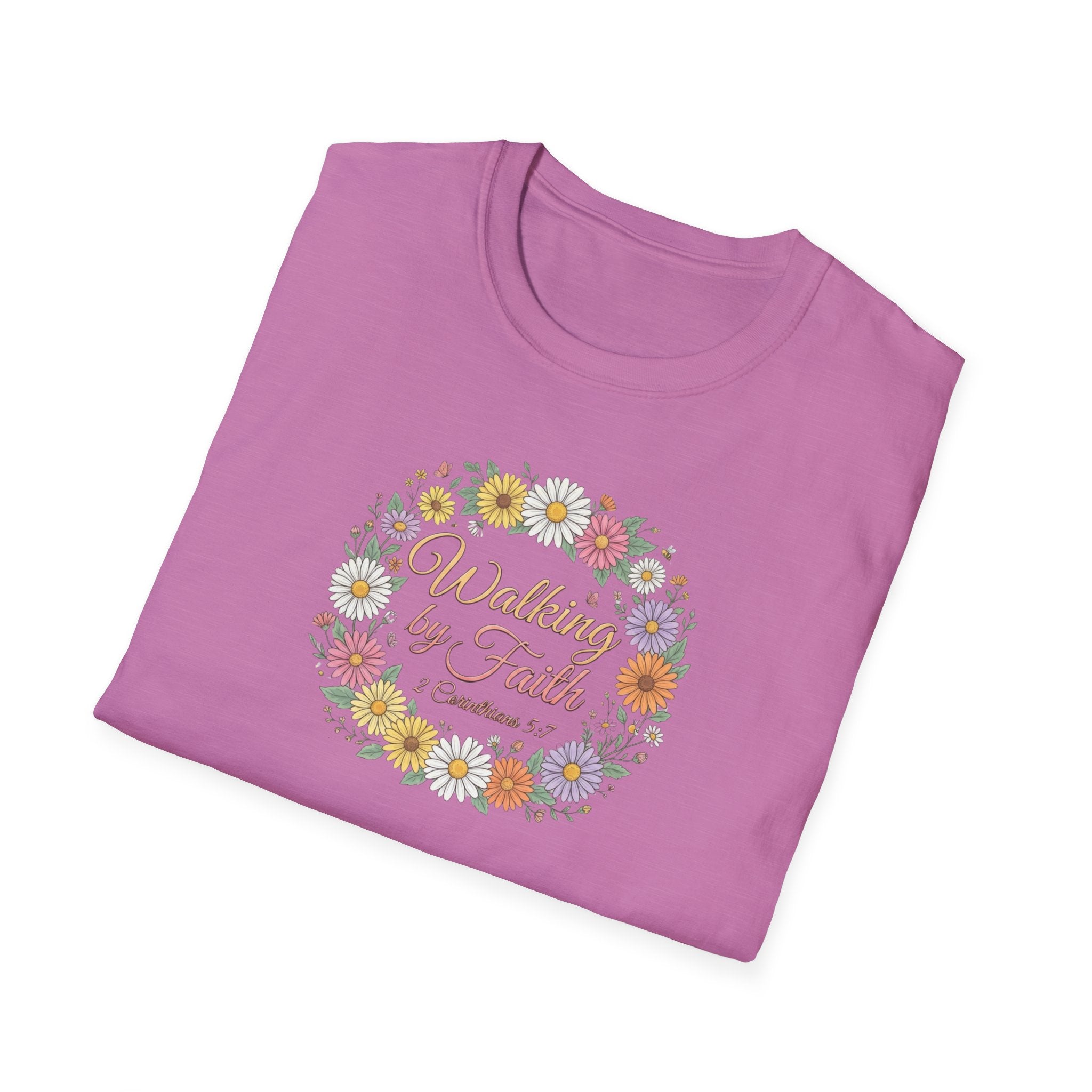 Walking by Faith Floral T-Shirt —
