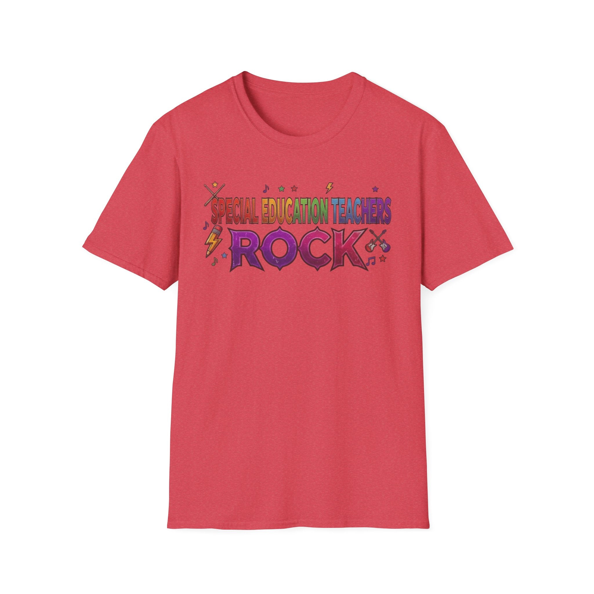 Special Education Teachers Rock T-Shirt — Colorful Teacher Appreciation Tee