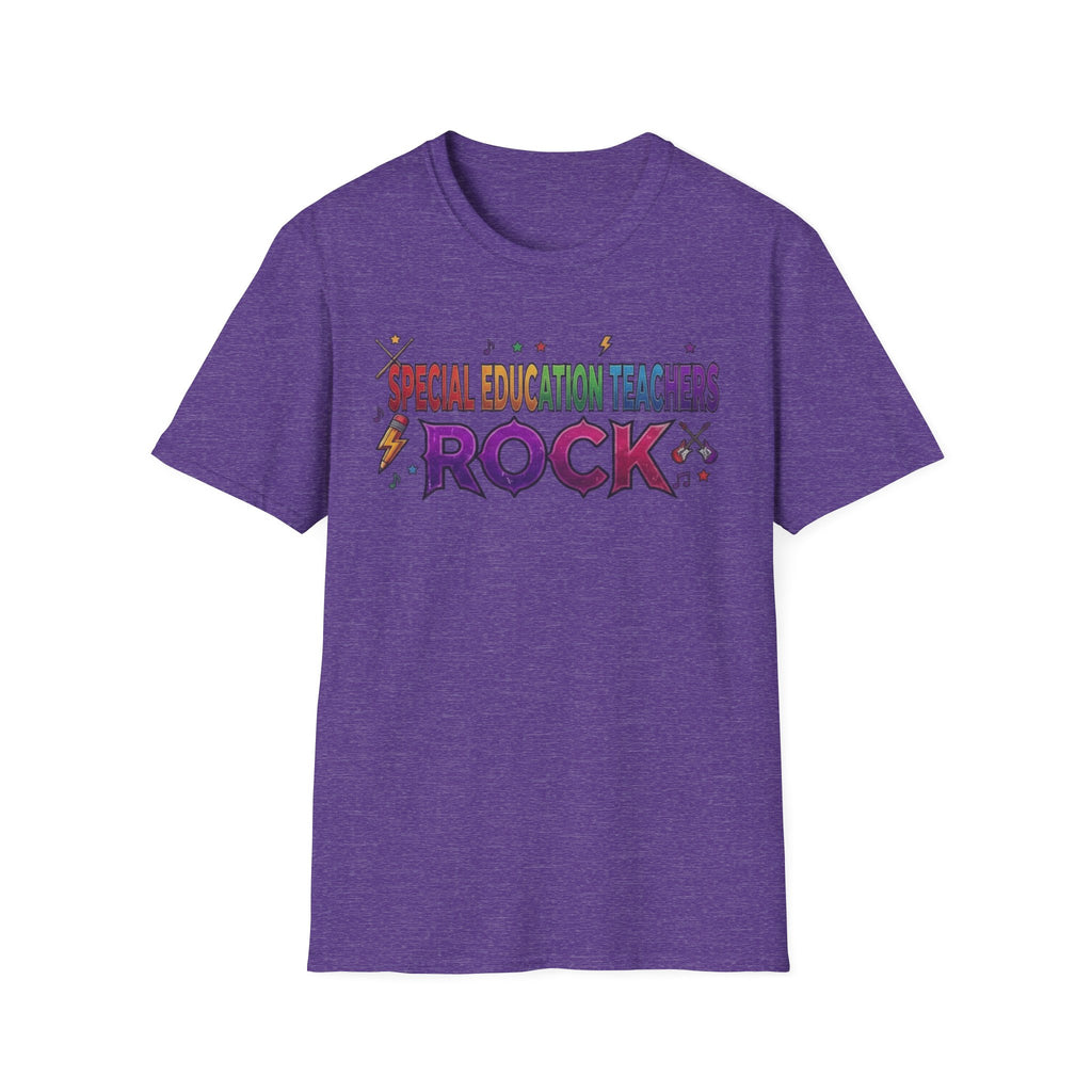 Special Education Teachers Rock T-Shirt — Colorful Teacher Appreciation Tee