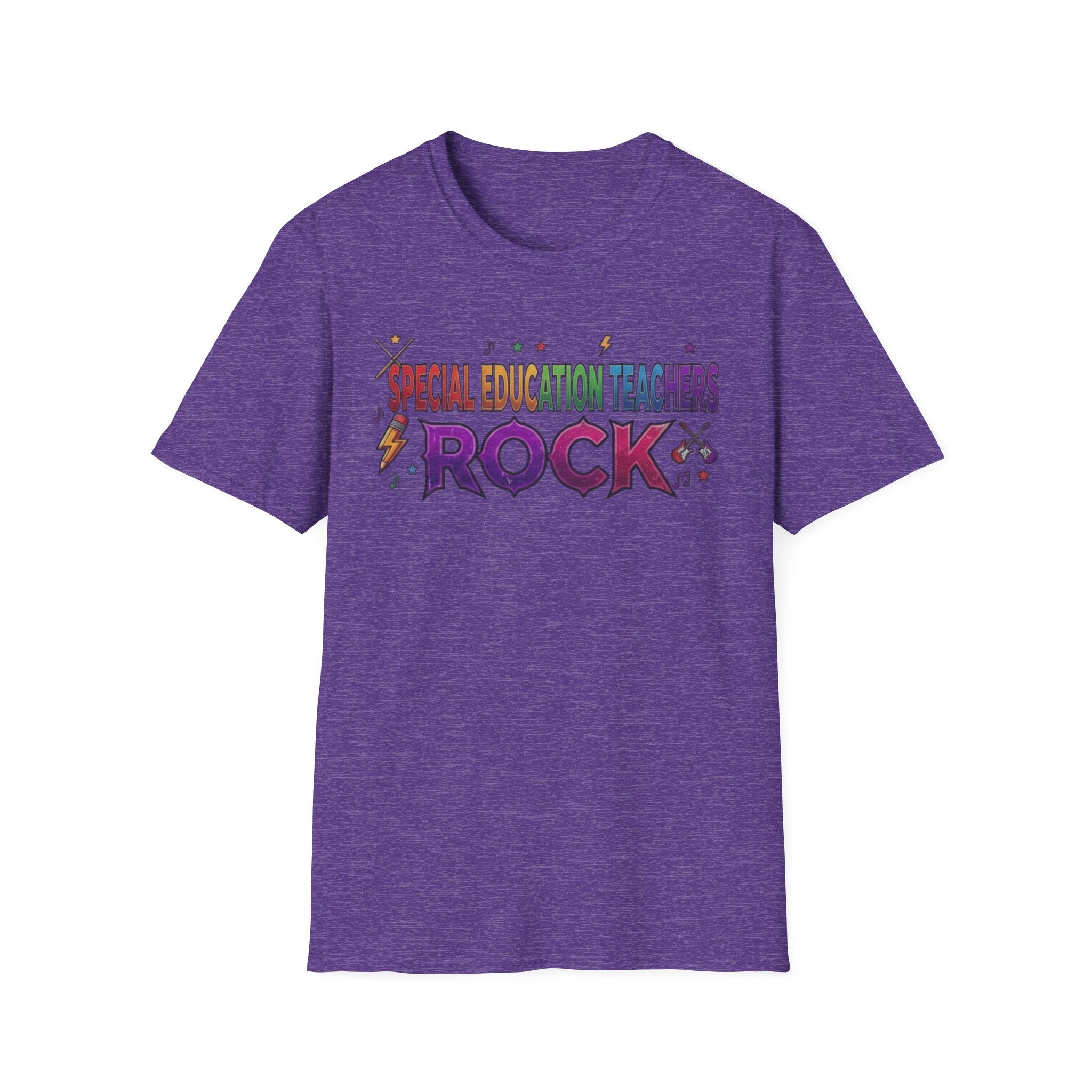 Special Education Teachers Rock T-Shirt — Colorful Teacher Appreciation Tee