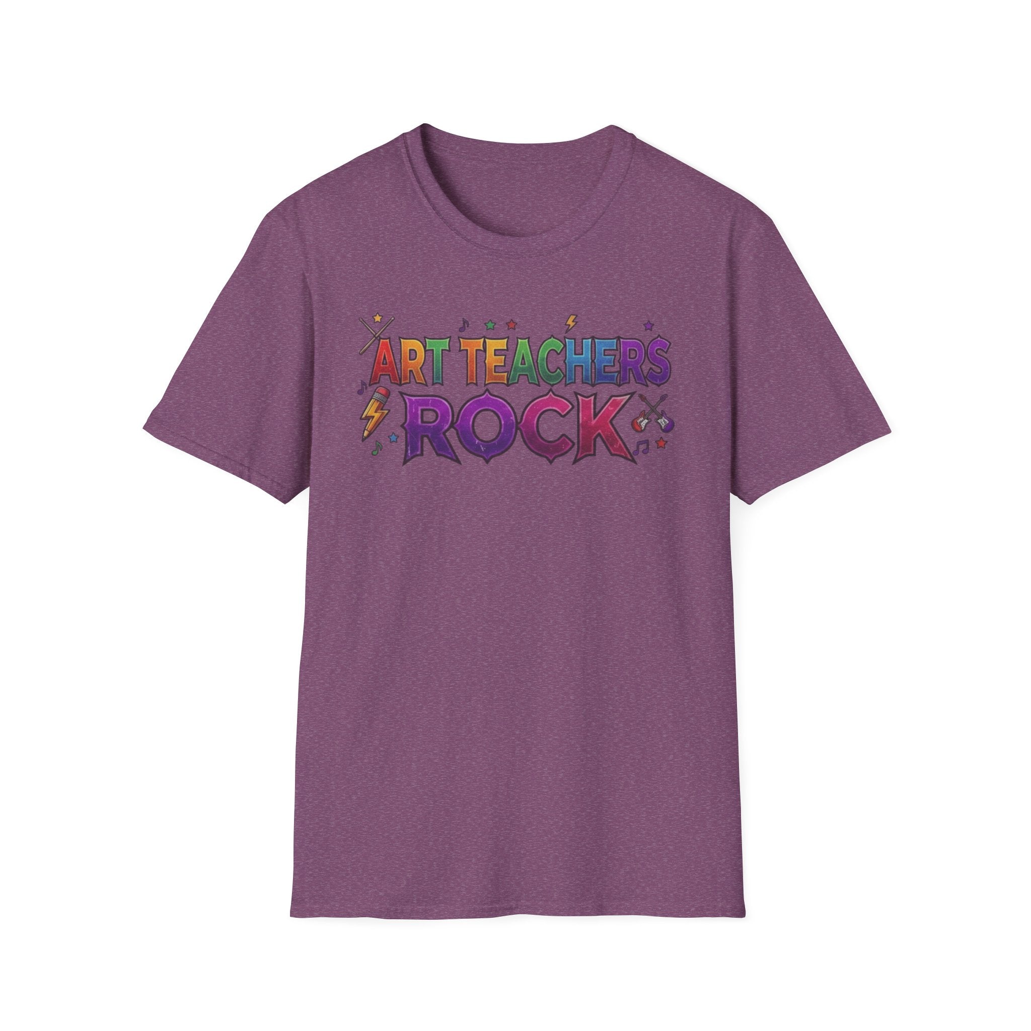 Art Teachers Rock T-Shirt — Colorful Music & Art Teacher Gift