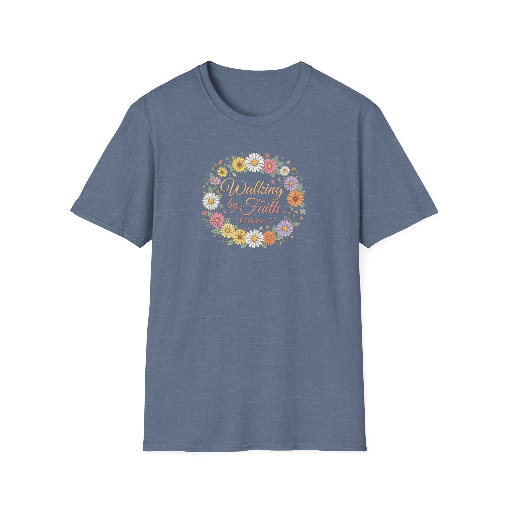 Walking by Faith Floral T-Shirt —