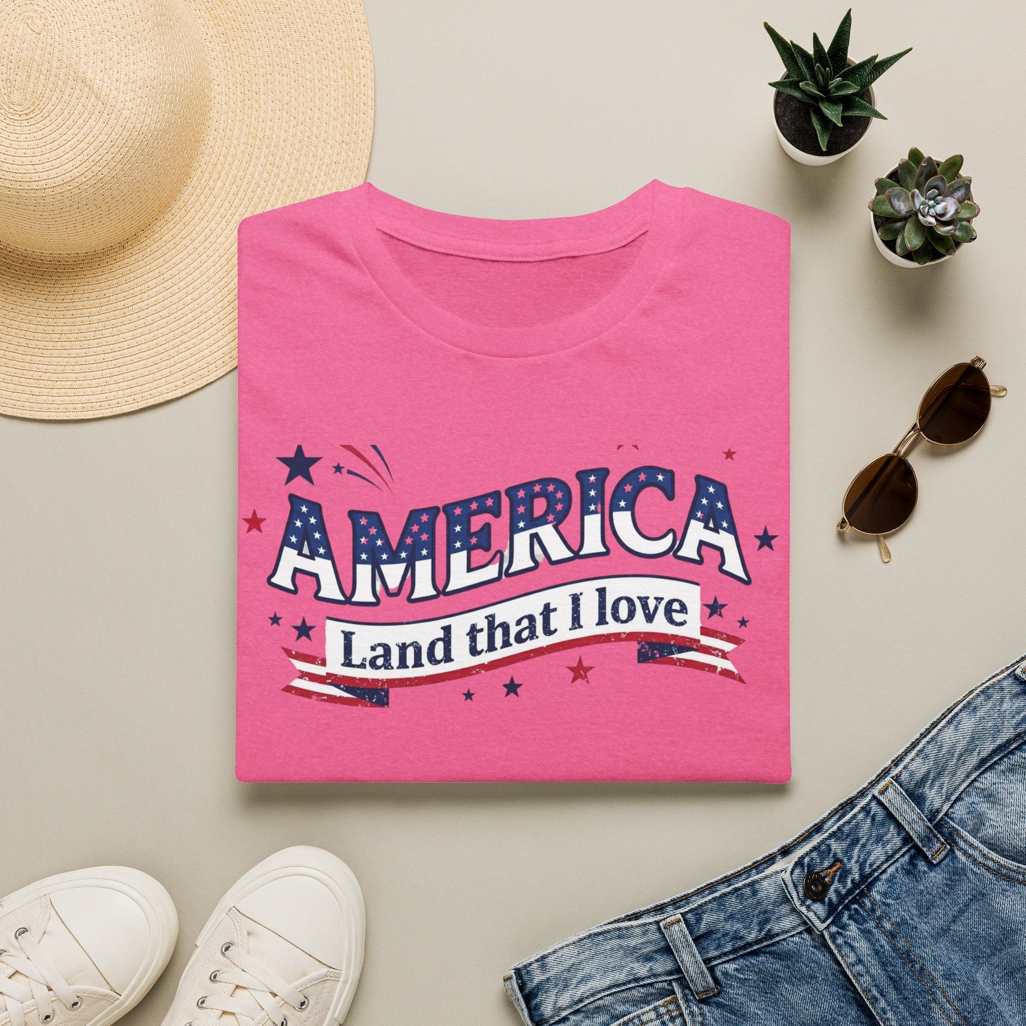 America "Land That I Love" T-Shirt