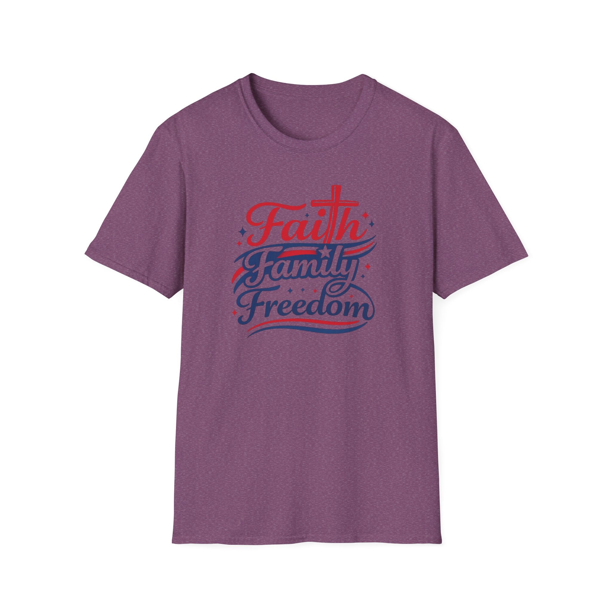 Faith Family Freedom T-Shirt — Patriotic Christian Tee