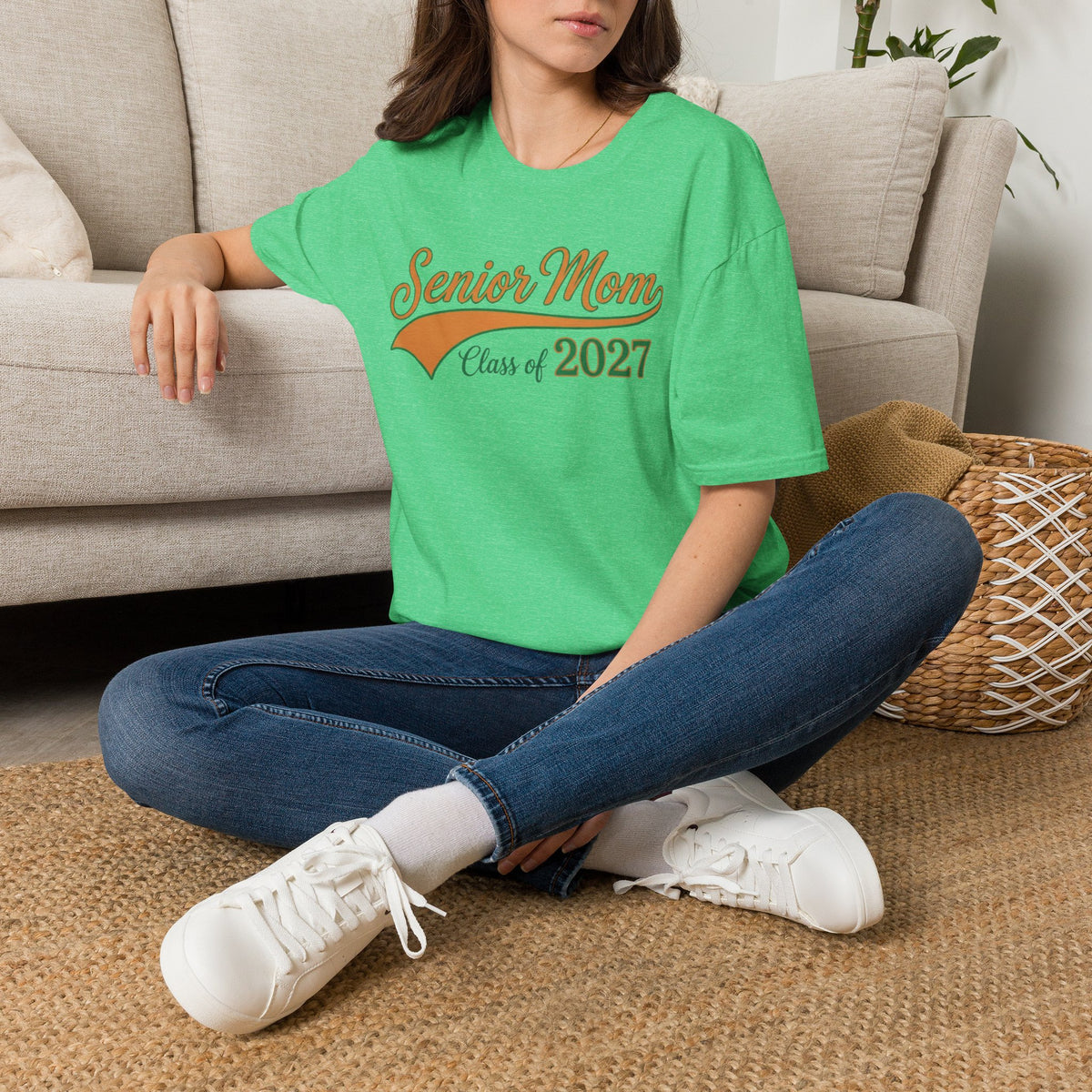 Senior Mom T-Shirt — Class of 2027 Graduation Gift