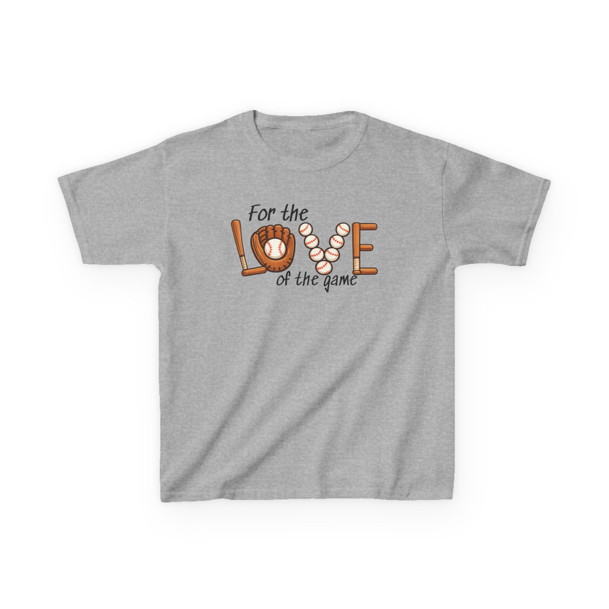 Kids Baseball Tee – "For the Love of the Game" Youth T-Shirt