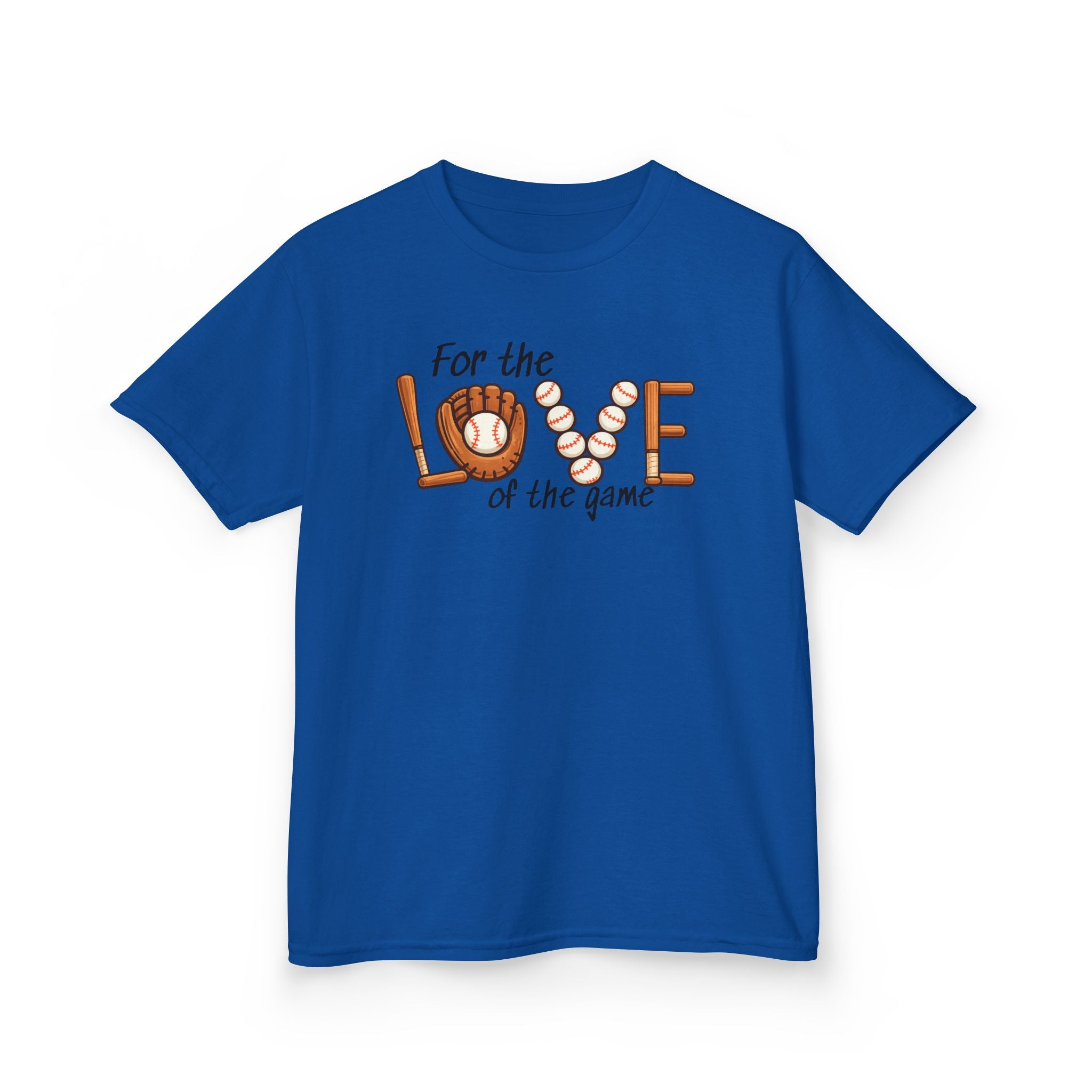 Kids Baseball Tee – "For the Love of the Game" Youth T-Shirt