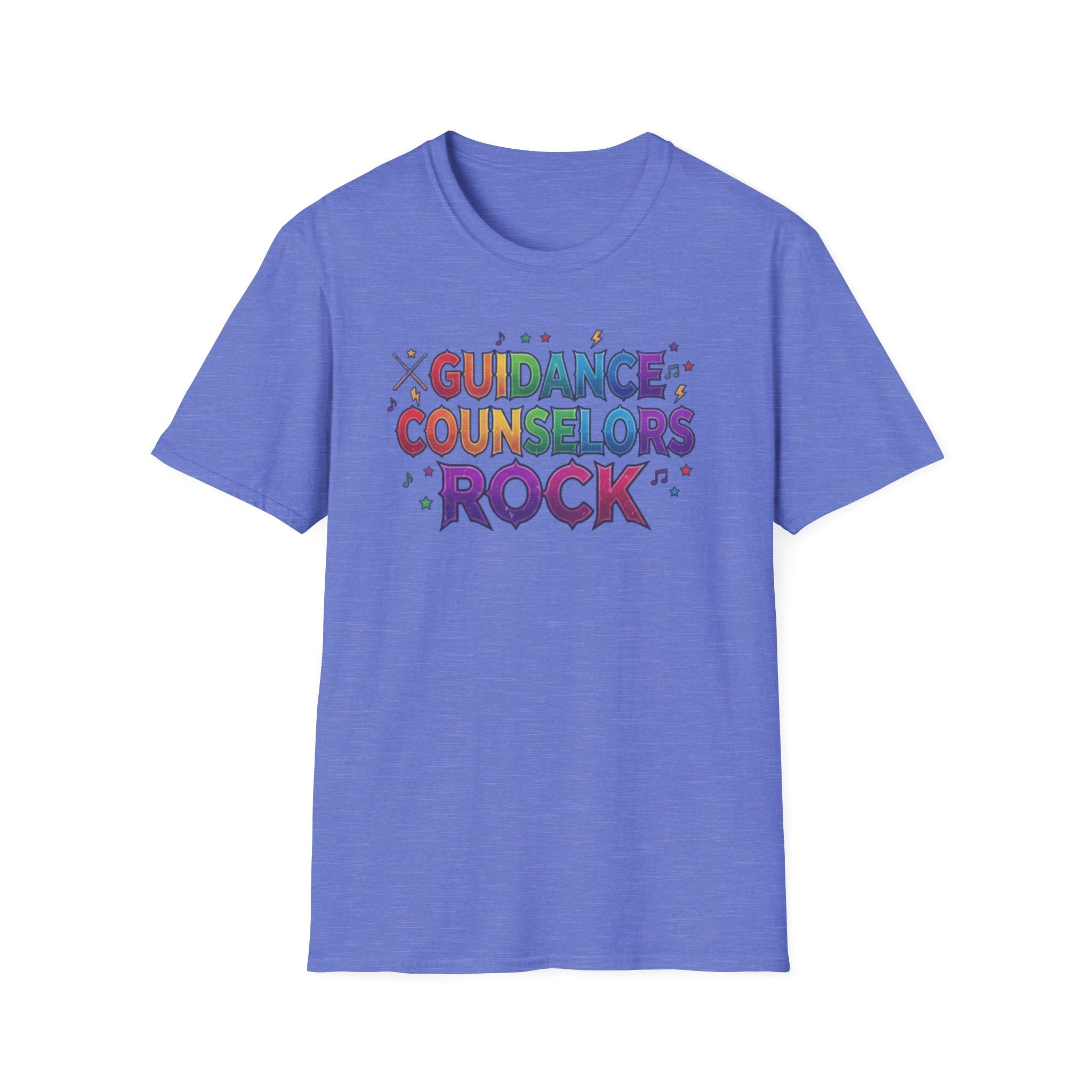 Guidance Counselors Rock T-Shirt — Colorful Retro School Counselor Appreciation Tee