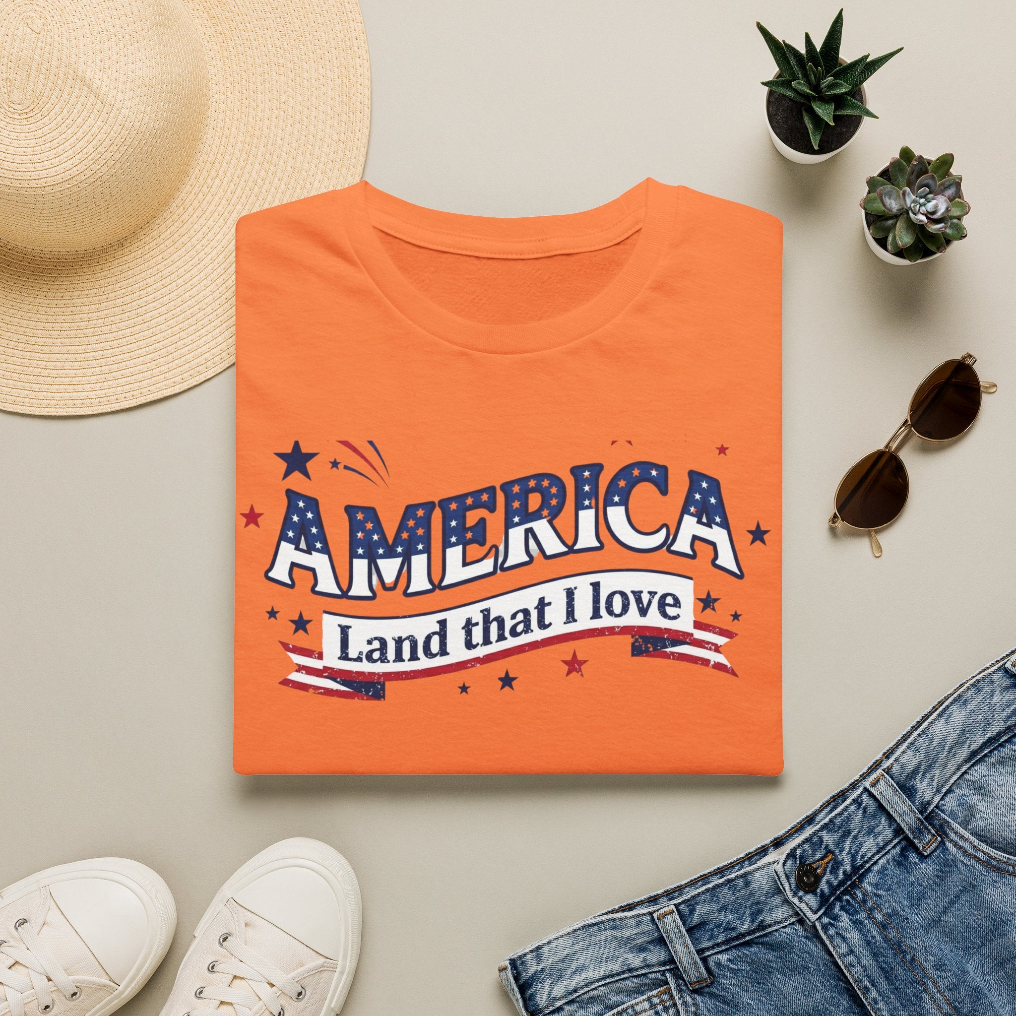 America "Land That I Love" T-Shirt
