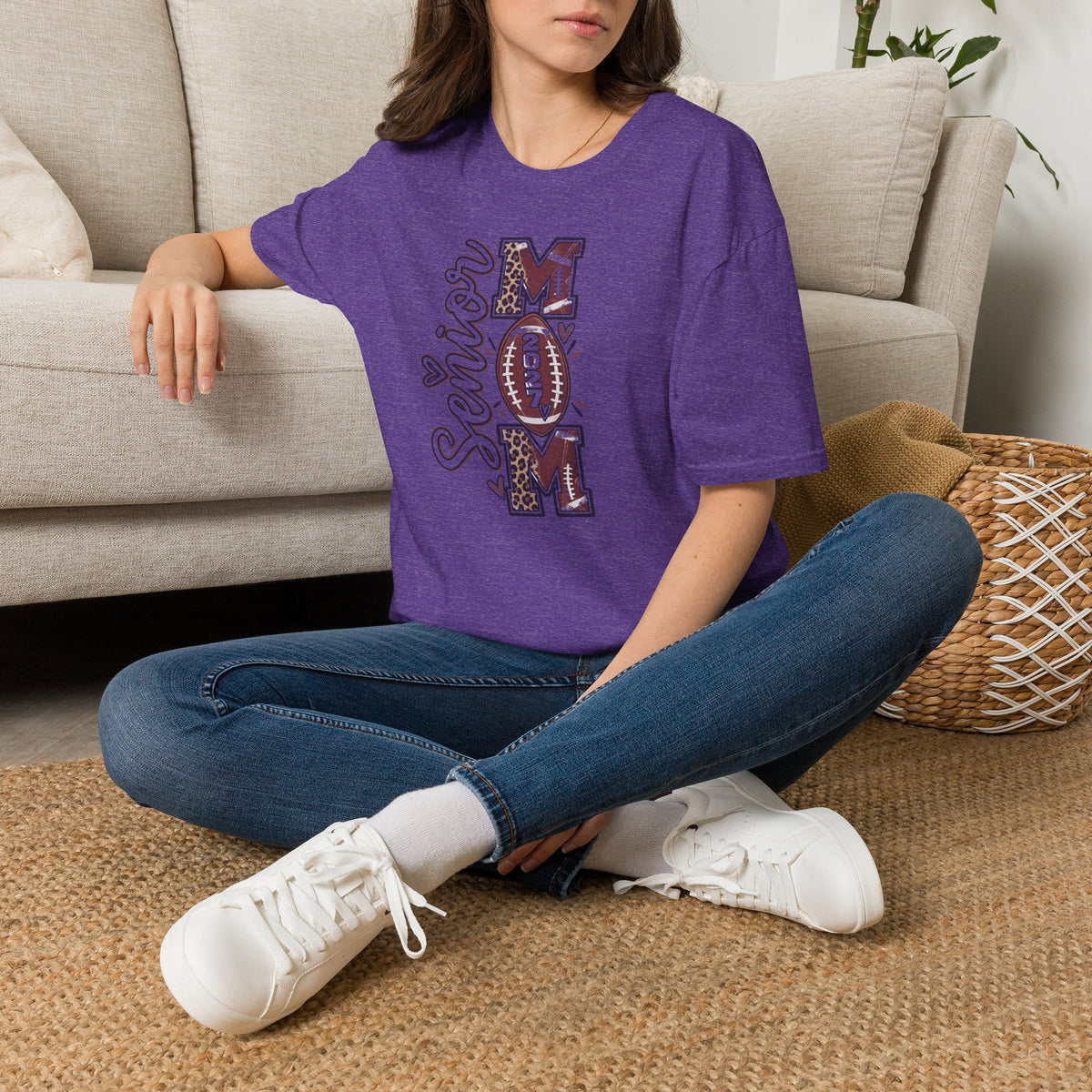 Senior Mom Football 2024 T-Shirt