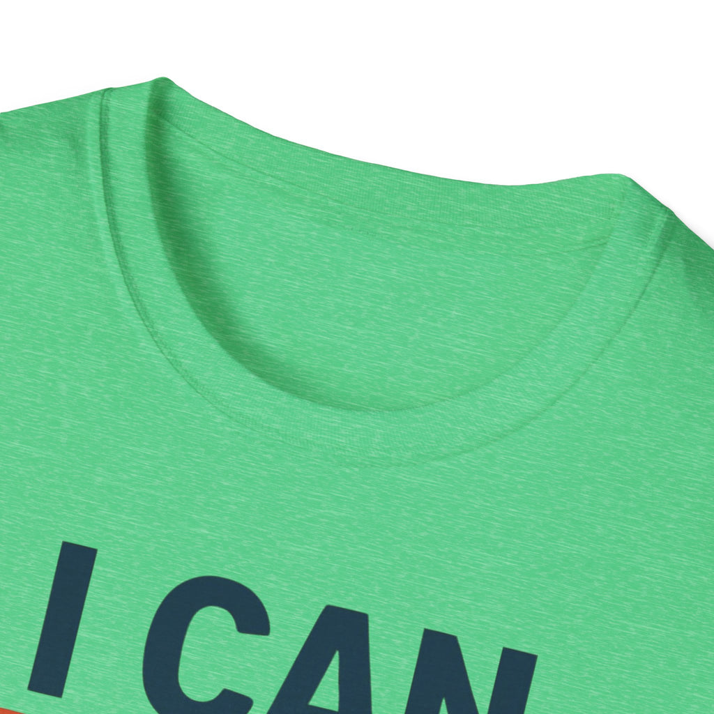 I Can Because of Him T-Shirt – Christian Faith Cross Tee
