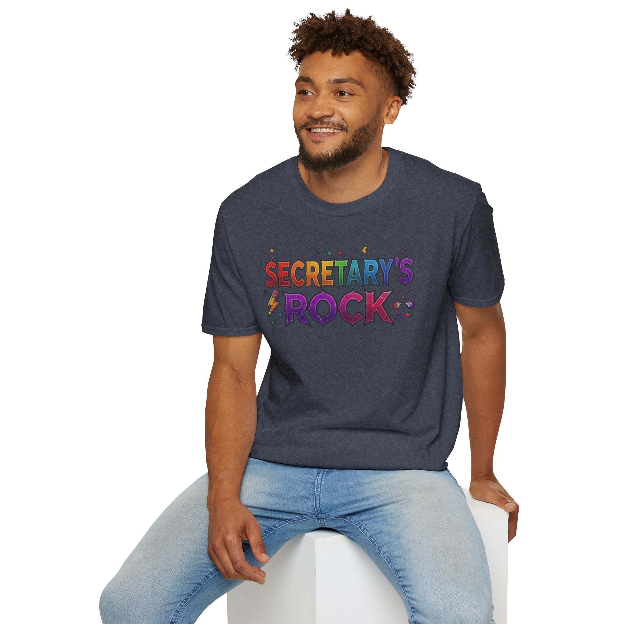 Secretary's Rock T-Shirt — Fun Colorful Office Appreciation Tee