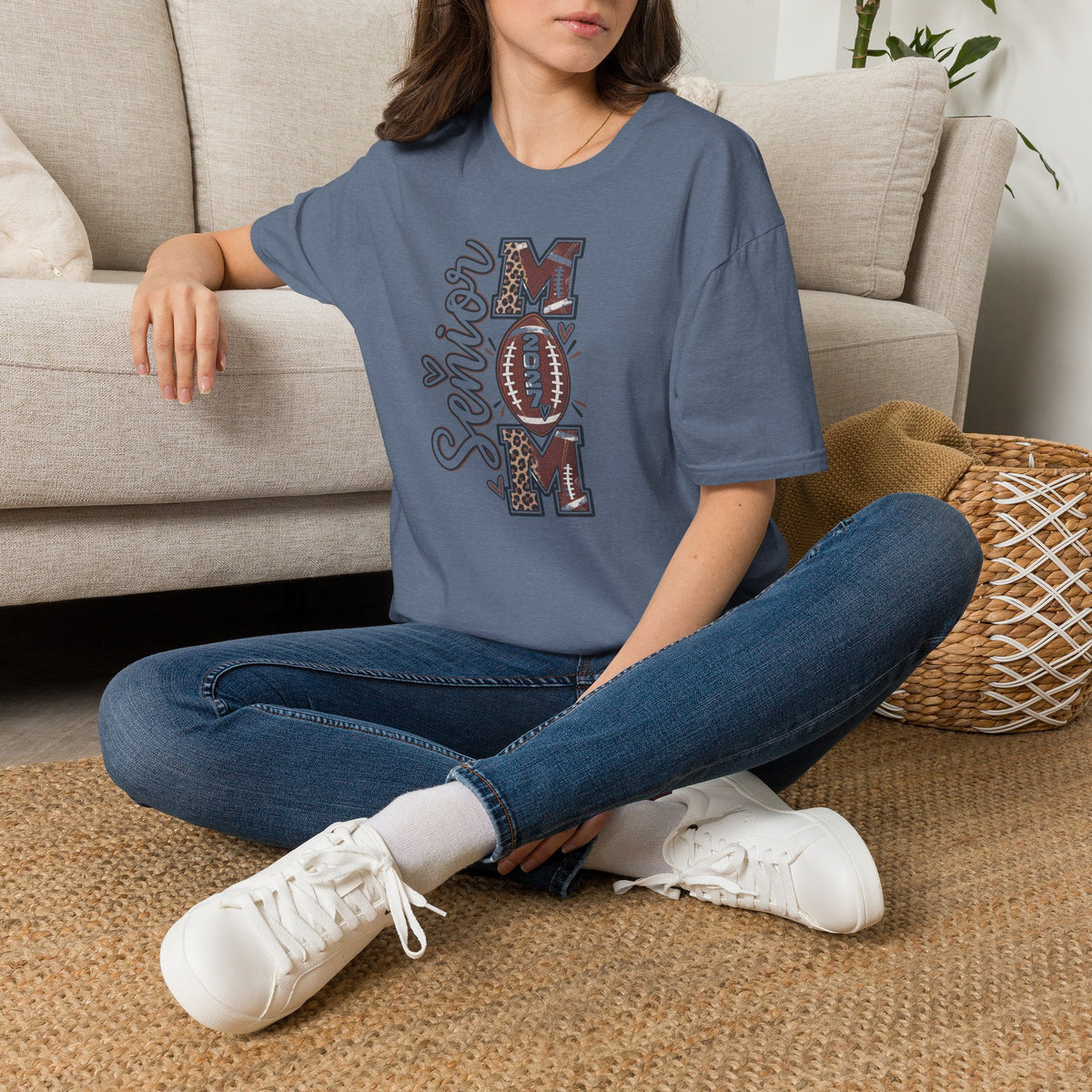 Senior Mom Football 2024 T-Shirt