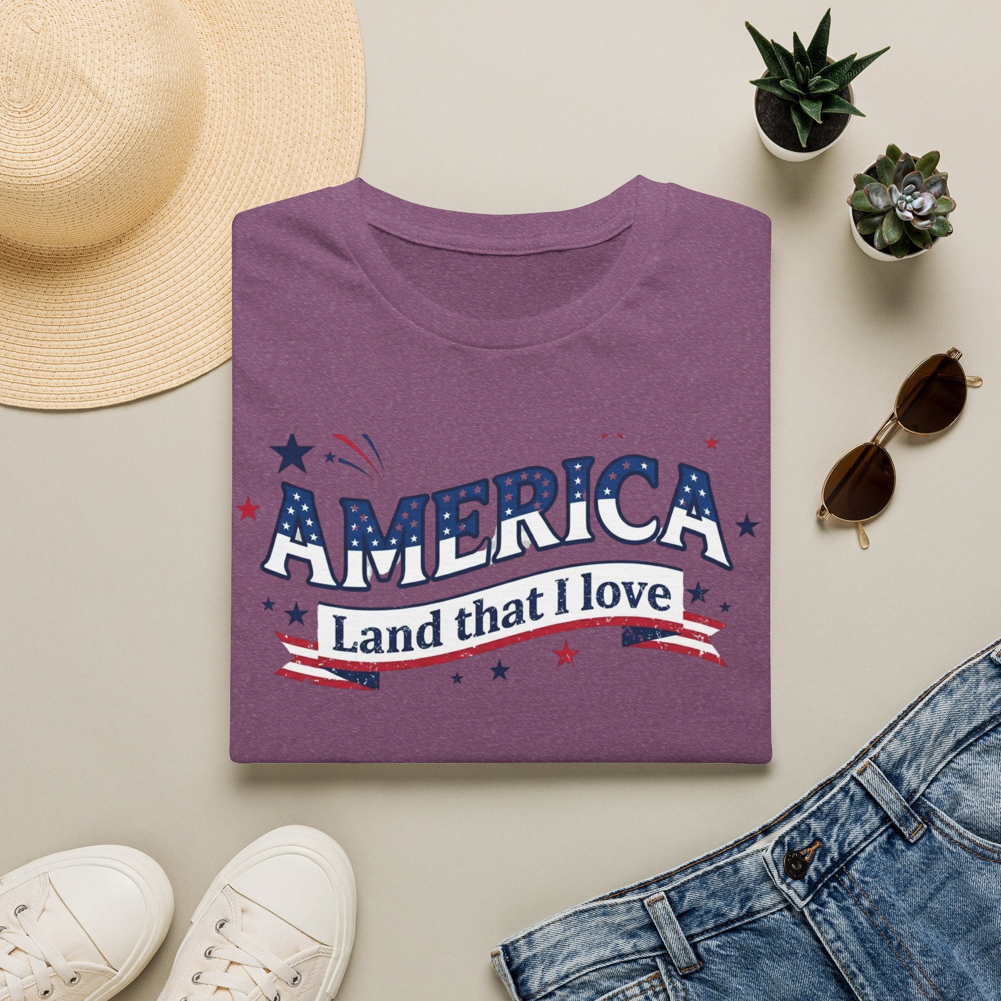 America "Land That I Love" T-Shirt