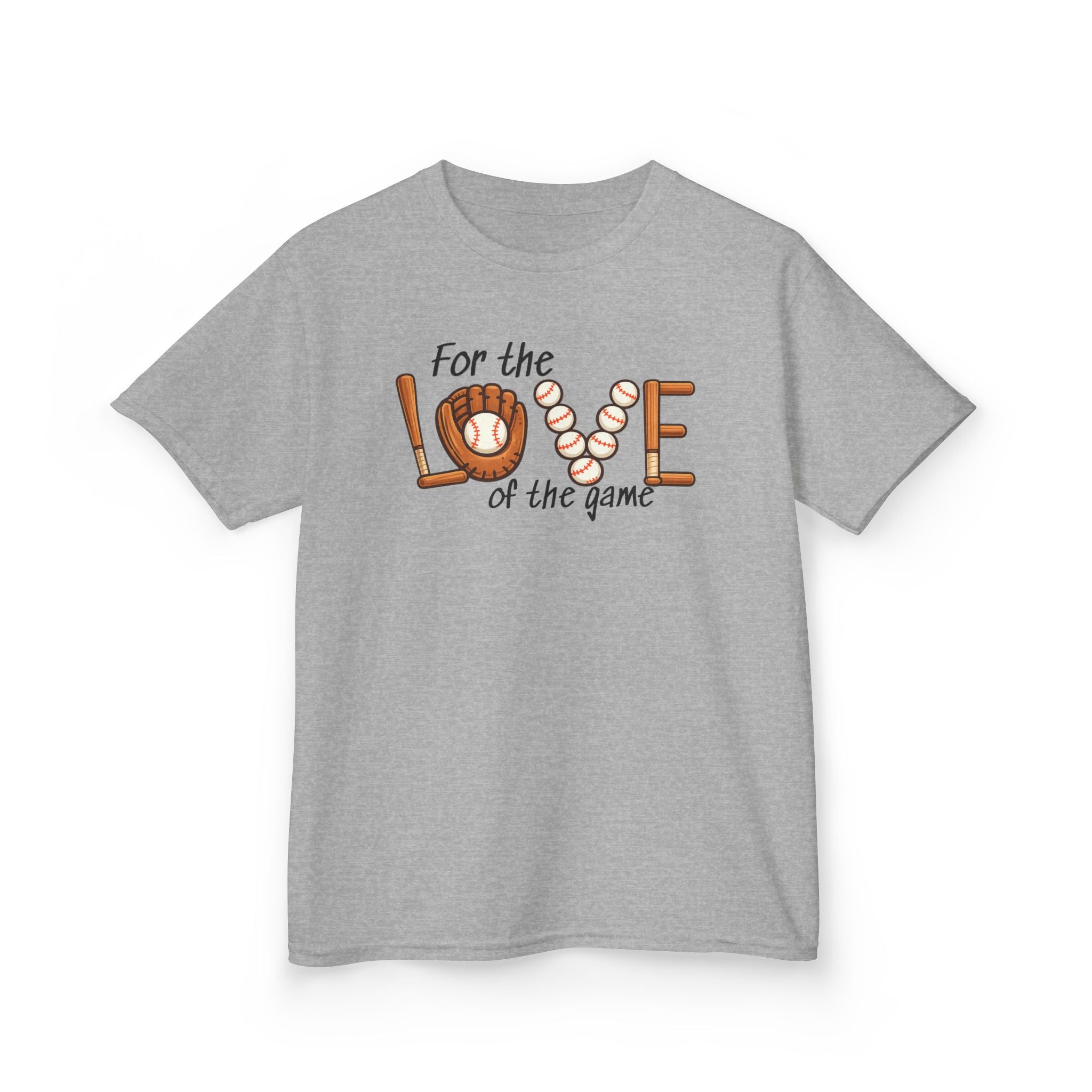 Kids Baseball Tee – "For the Love of the Game" Youth T-Shirt