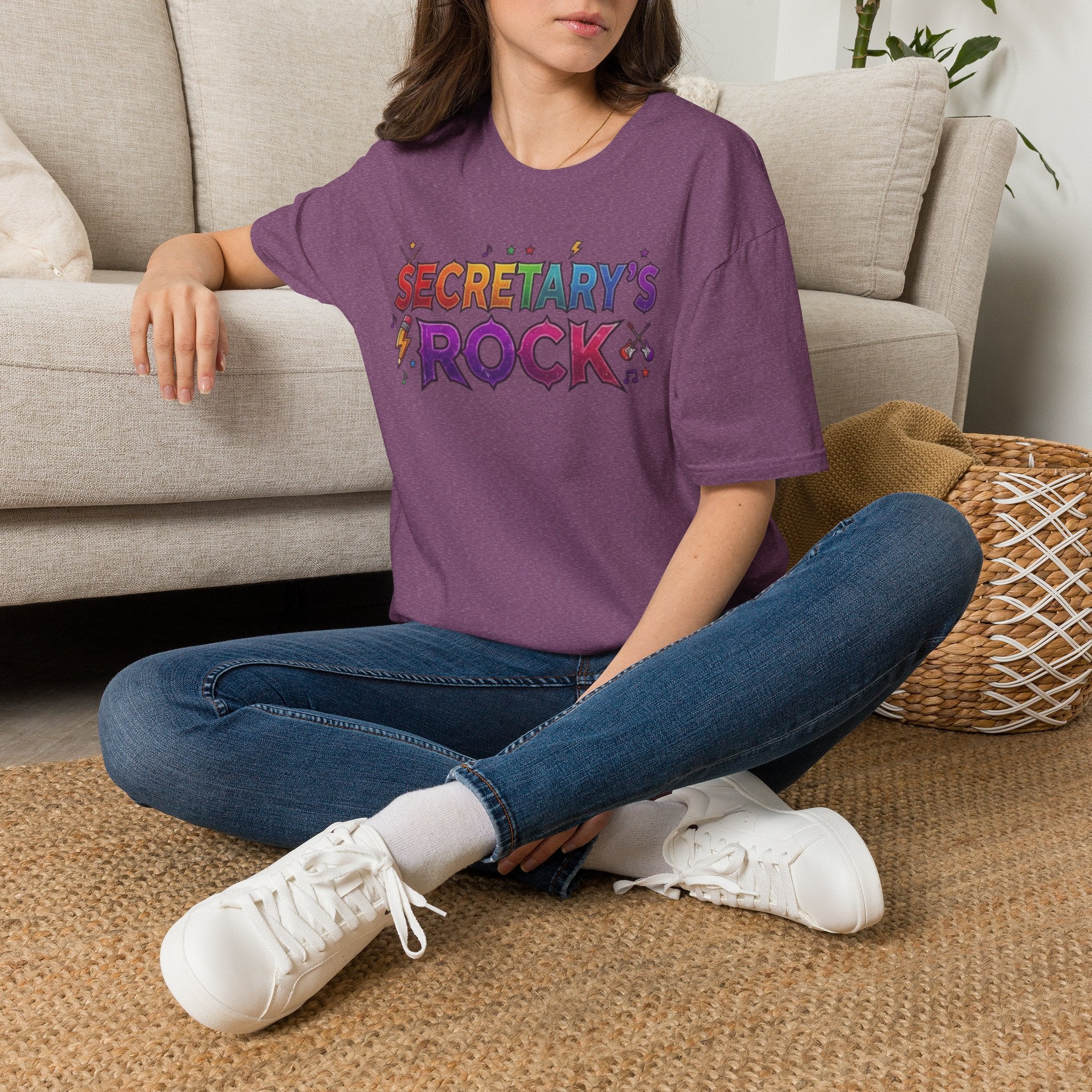 Secretary's Rock T-Shirt — Fun Colorful Office Appreciation Tee