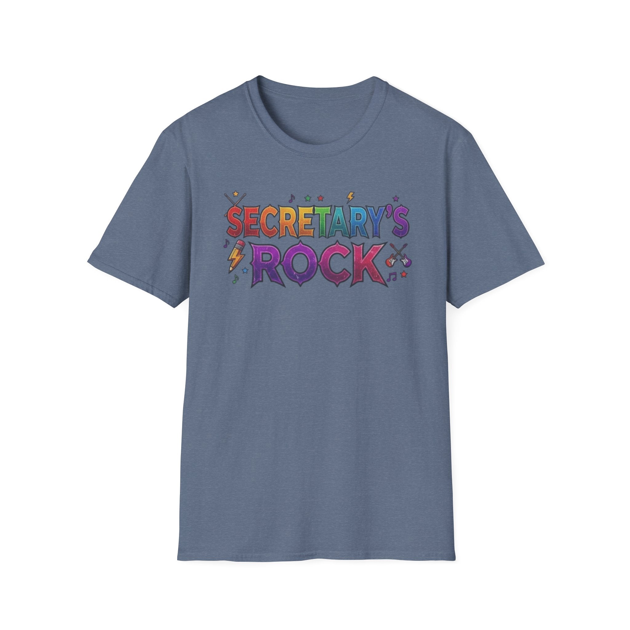 Secretary's Rock T-Shirt — Fun Colorful Office Appreciation Tee