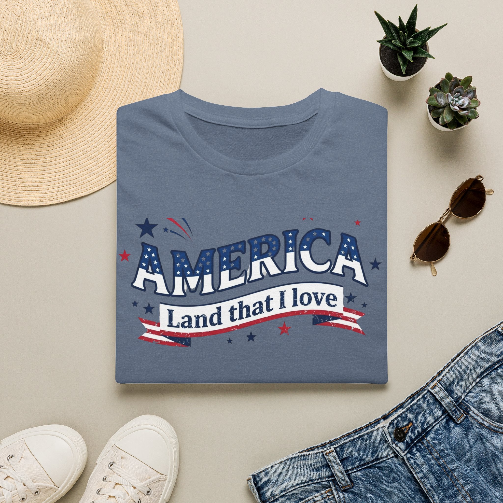 America "Land That I Love" T-Shirt