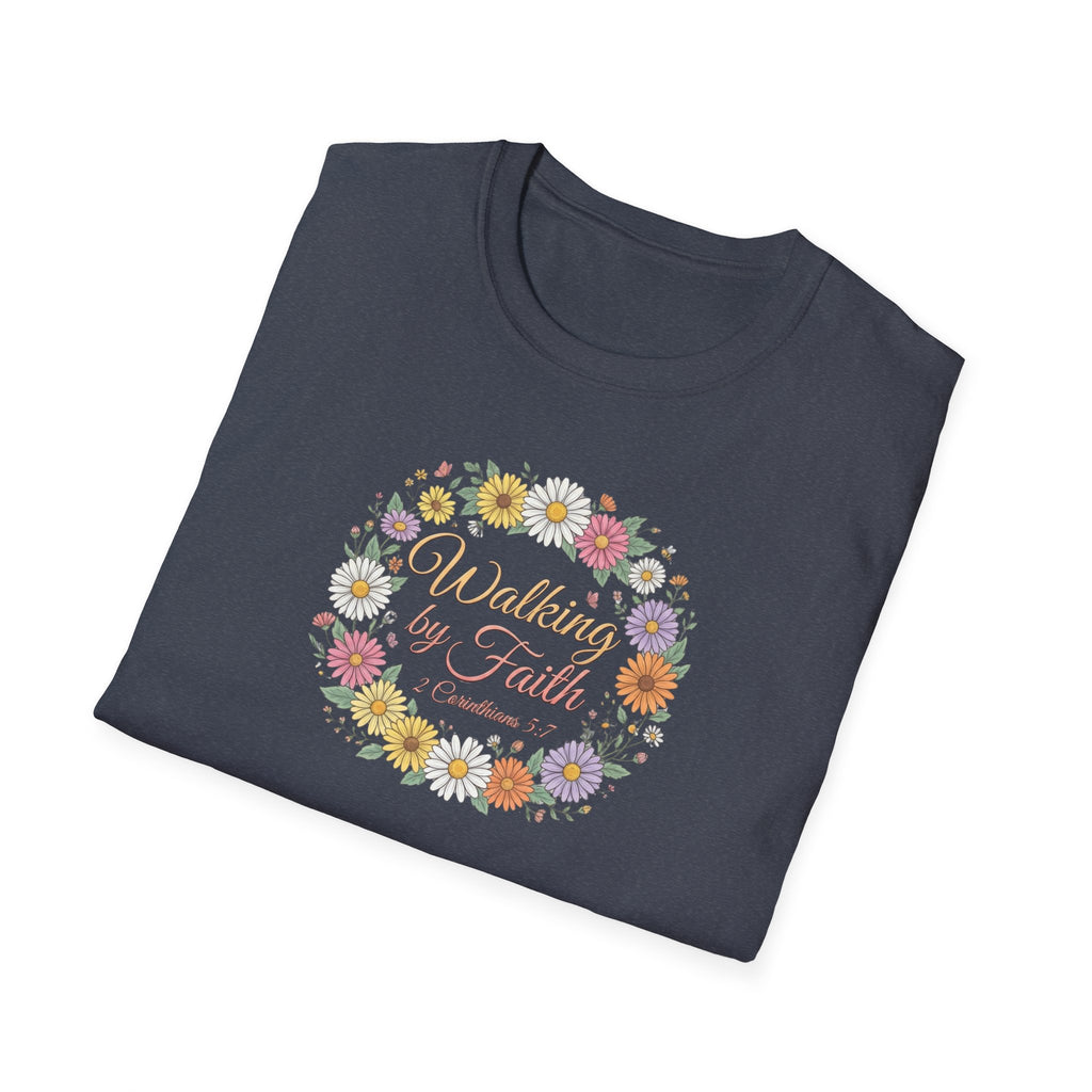 Walking by Faith Floral T-Shirt —