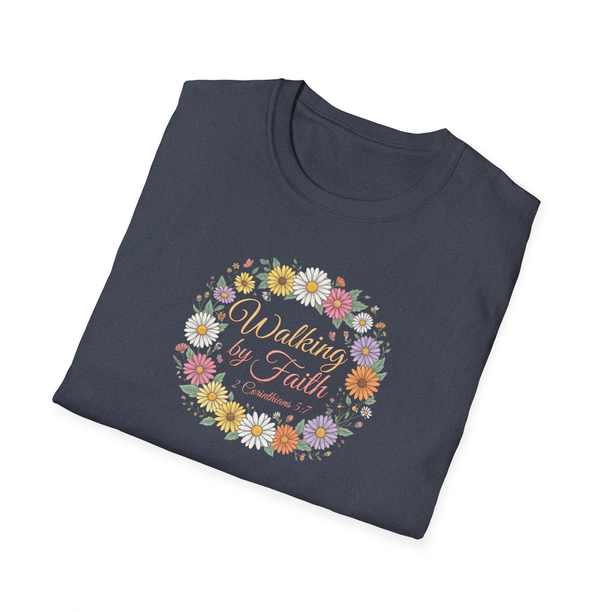 Walking by Faith Floral T-Shirt —