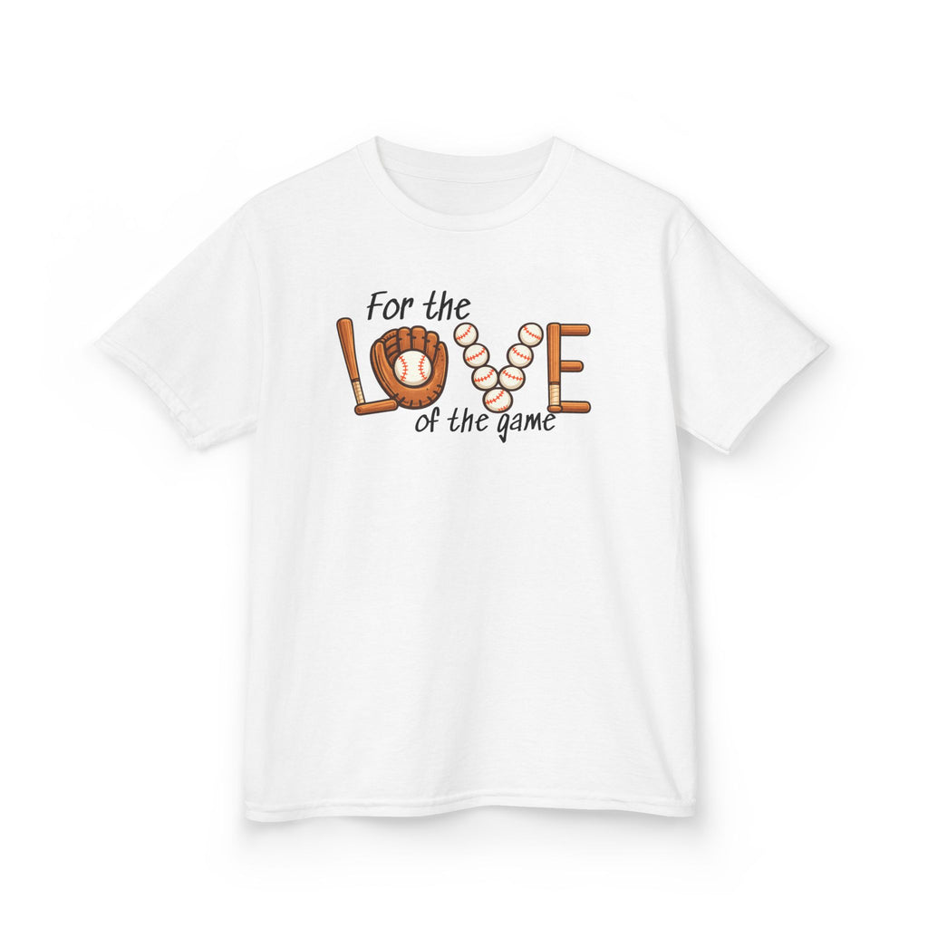 Kids Baseball Tee – "For the Love of the Game" Youth T-Shirt