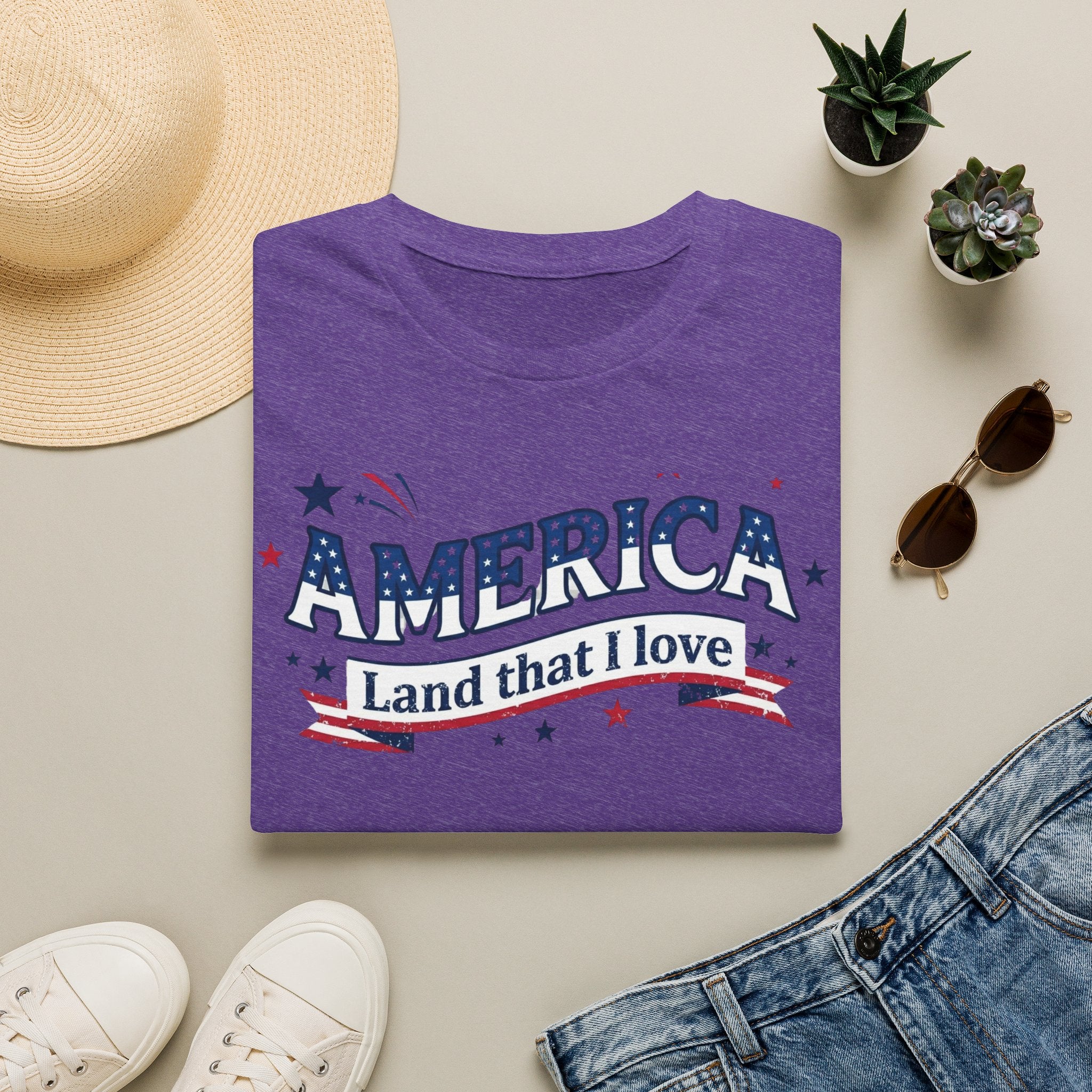 America "Land That I Love" T-Shirt