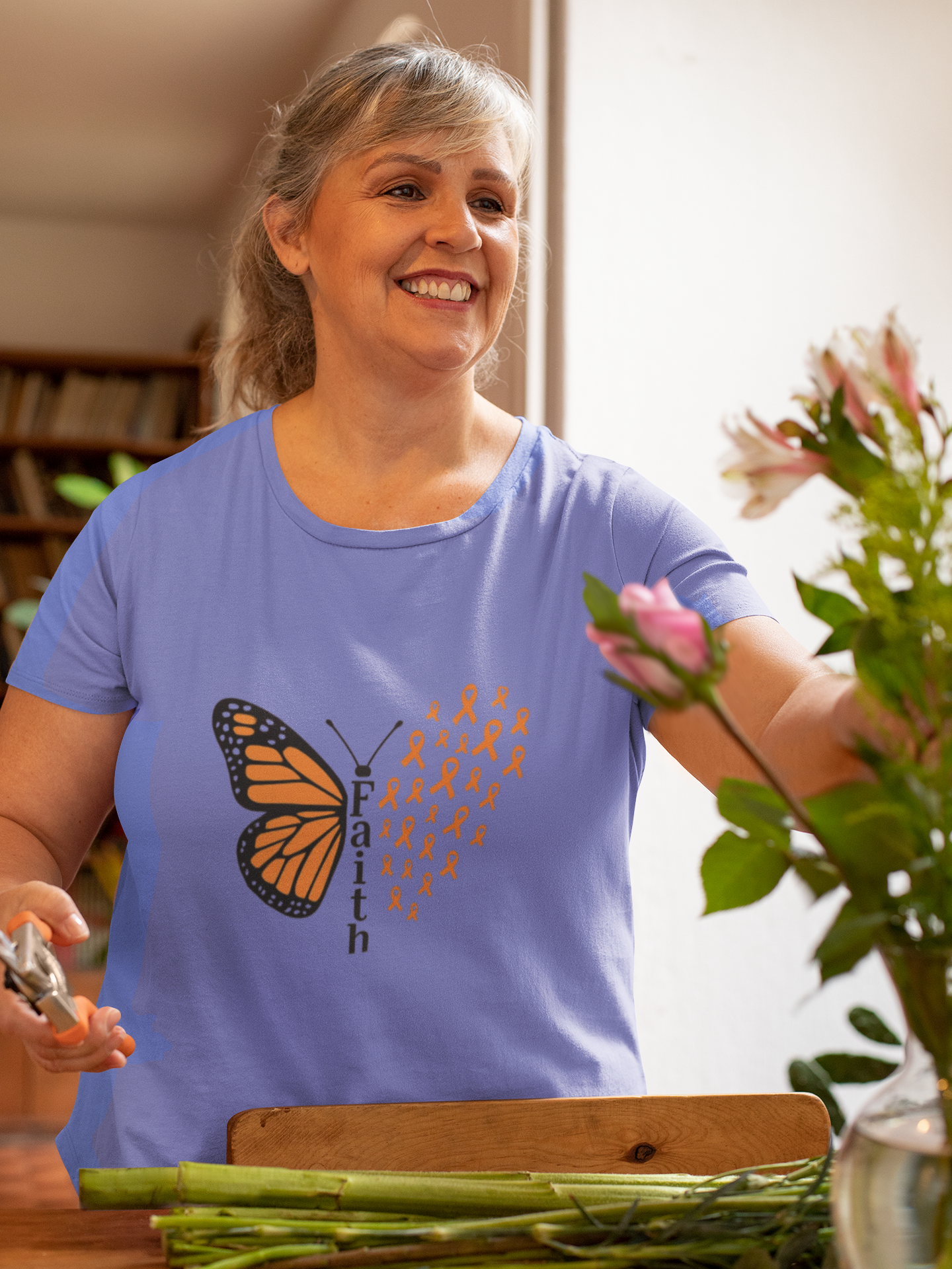 Faith Butterfly Awareness T-Shirt - MS Shirt