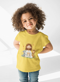 Kids Tee — Cute Shepherd & Animals Nativity Design