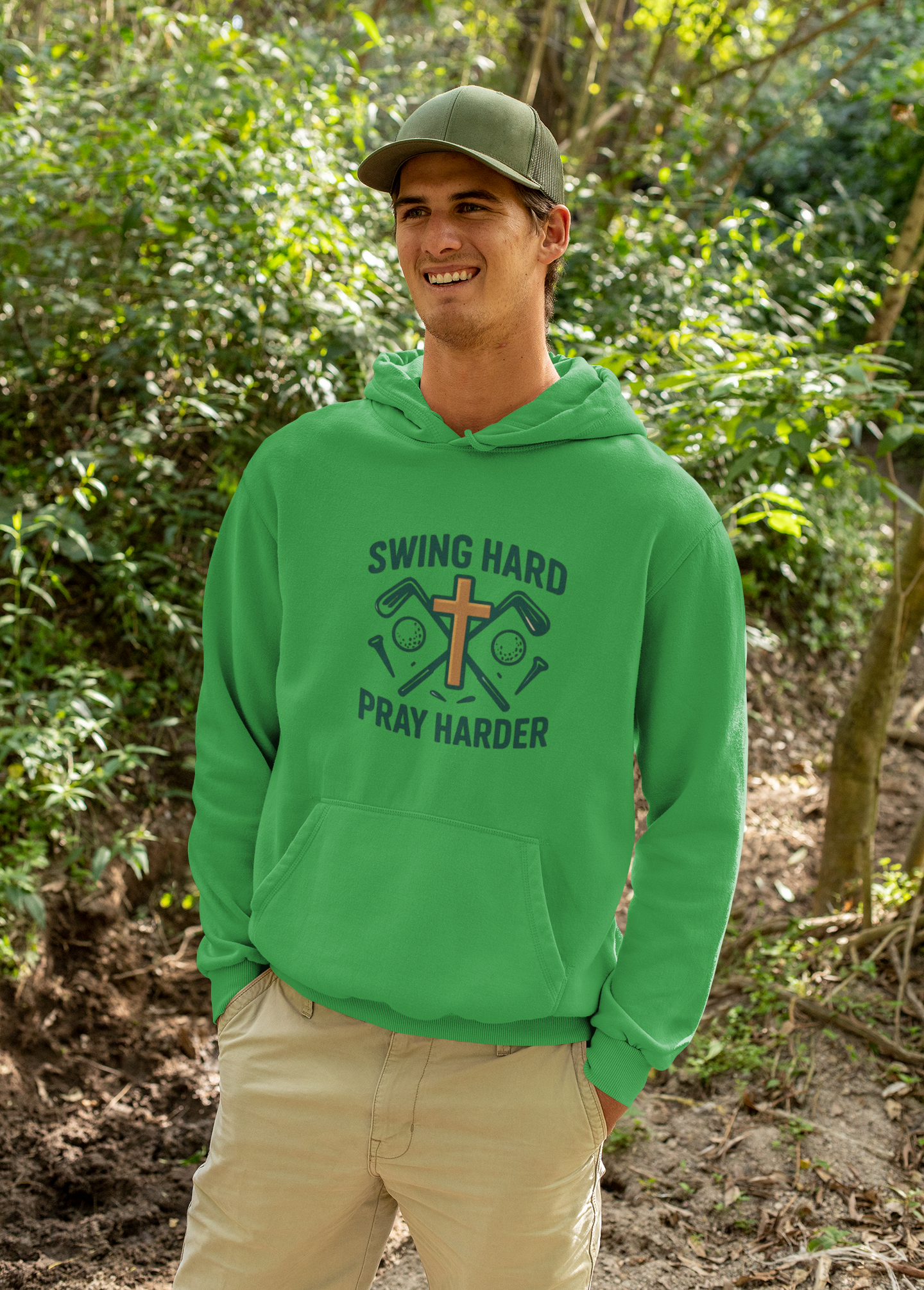 "Swing Hard Pray Harder" Pullover
