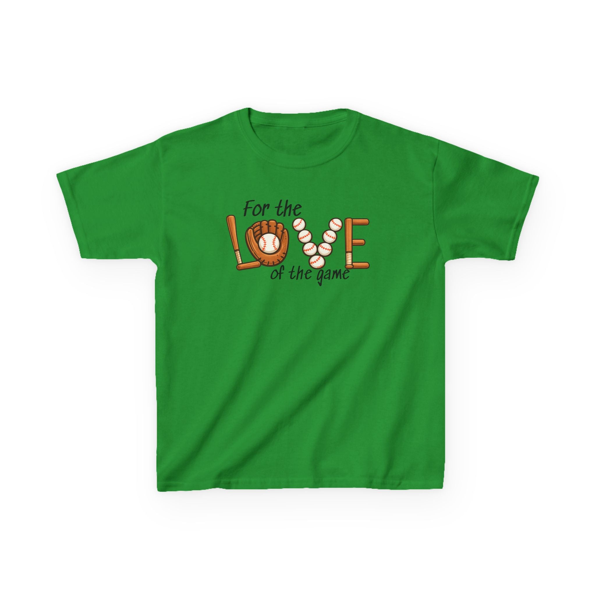 Kids Baseball Tee – "For the Love of the Game" Youth T-Shirt