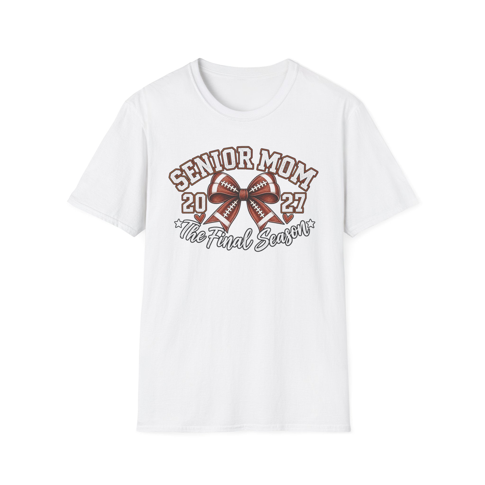 Senior Mom 2027 Football Tee – The Final Season