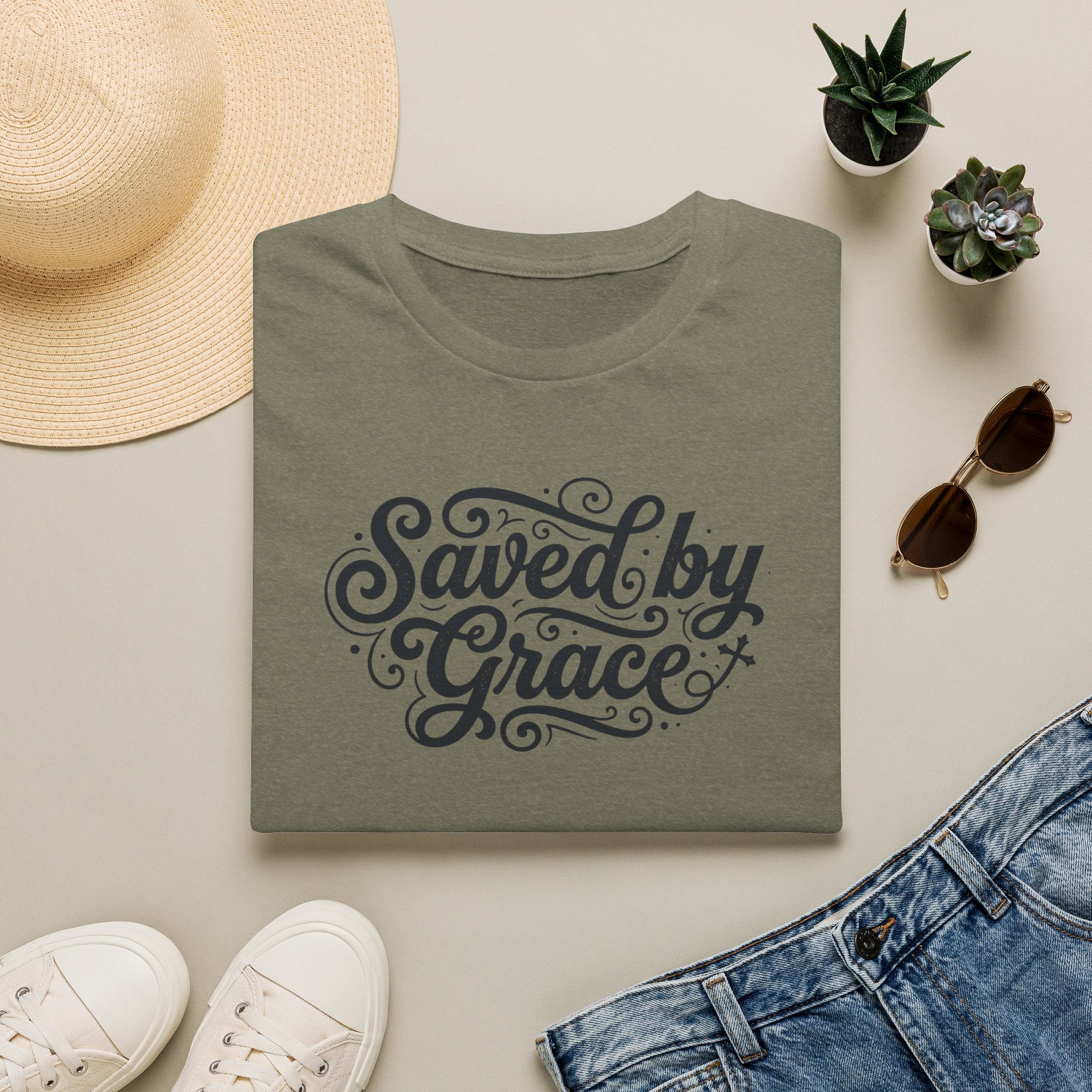 Saved by Grace T‑Shirt —