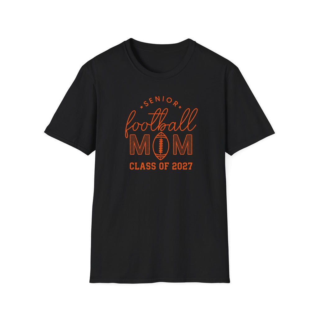 Senior Football Mom T‑Shirt — Class of 2027 Football Mom Tee