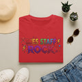 SJES Staff Rock T-Shirt — Colorful Retro School Staff Appreciation Tee