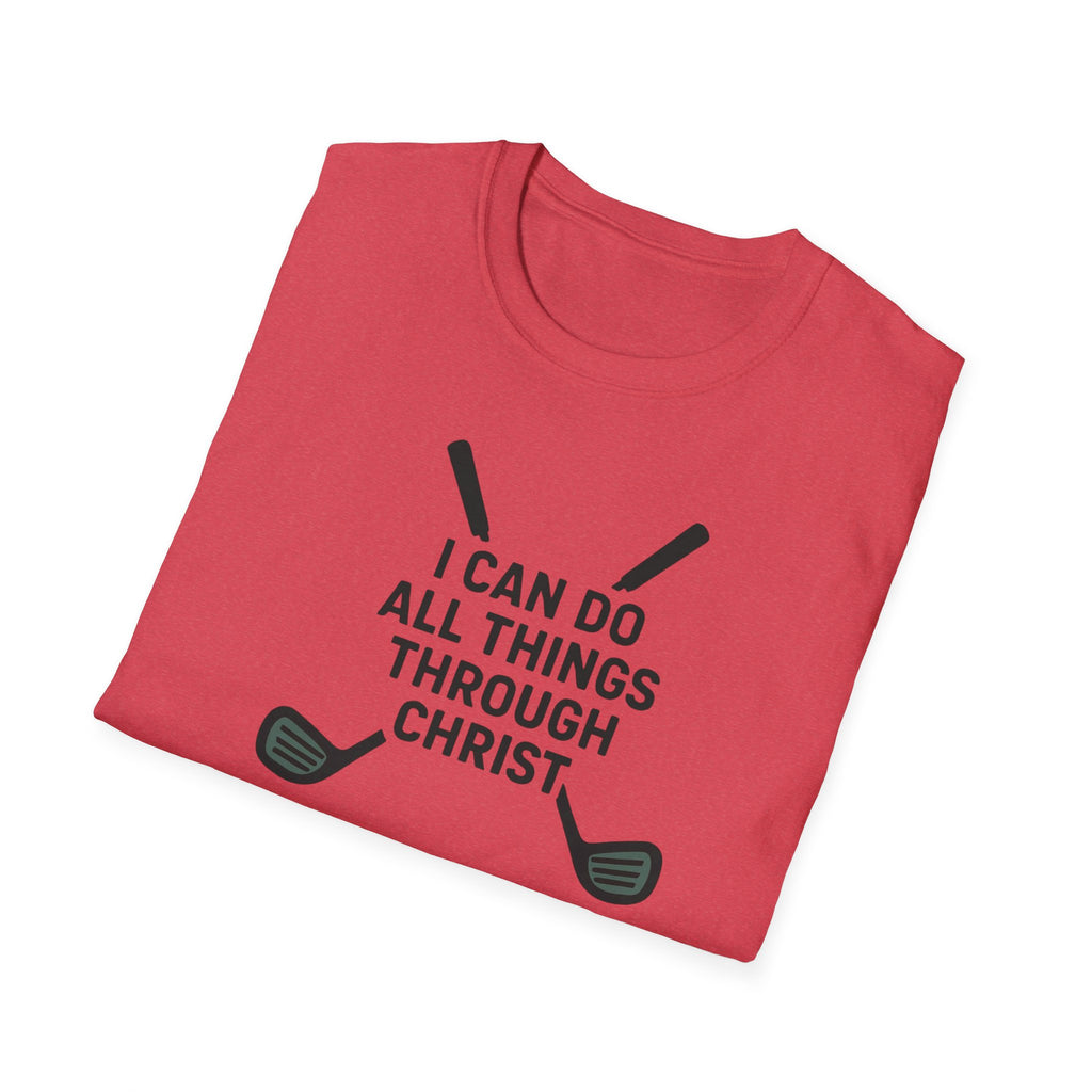 "I Can Do All Things Through Christ" - Golfers Tee