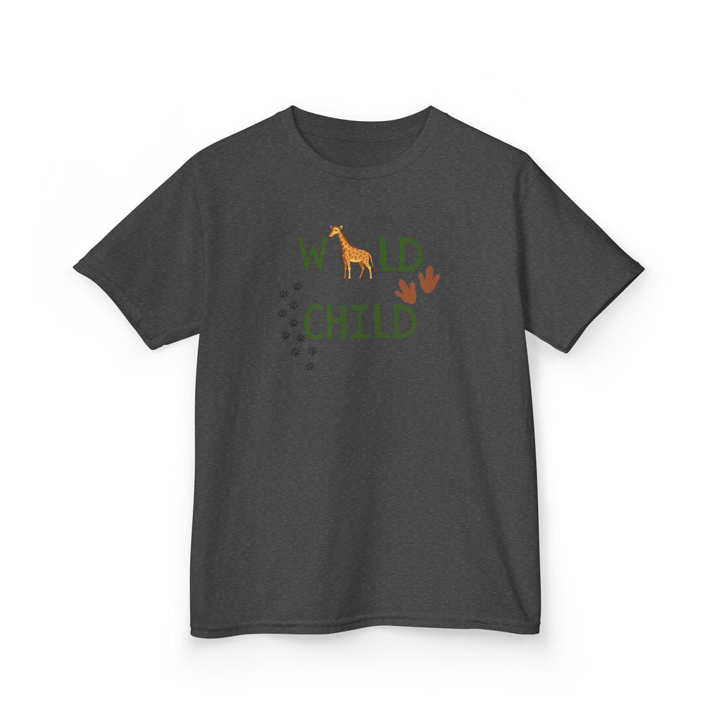 Kids Tee - "Wild Child" Safari Giraffe Graphic