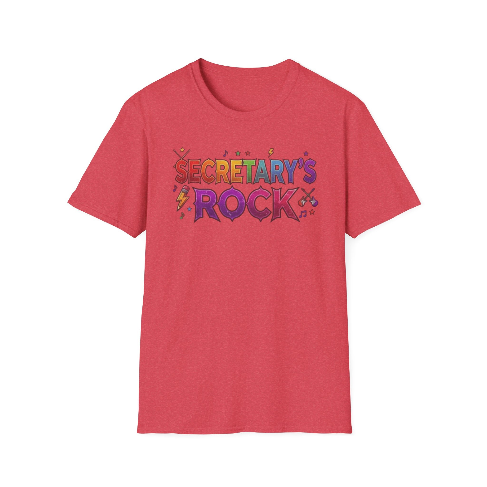 Secretary's Rock T-Shirt — Fun Colorful Office Appreciation Tee