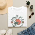 Senior Mom 2027 Football Helmet Tee — Finish Strong Mom Shirt