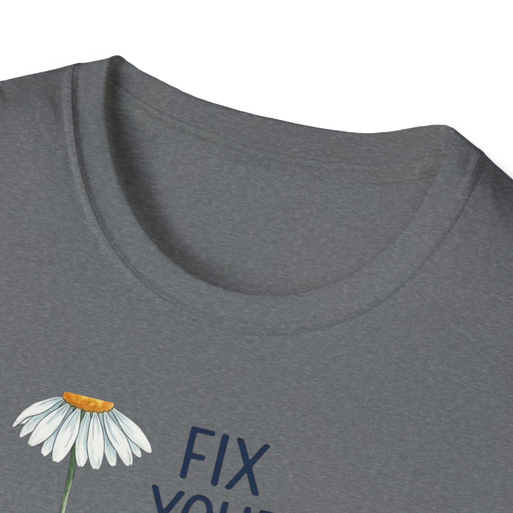 “Fix Your Eyes on Jesus” Daisy Christian Tee