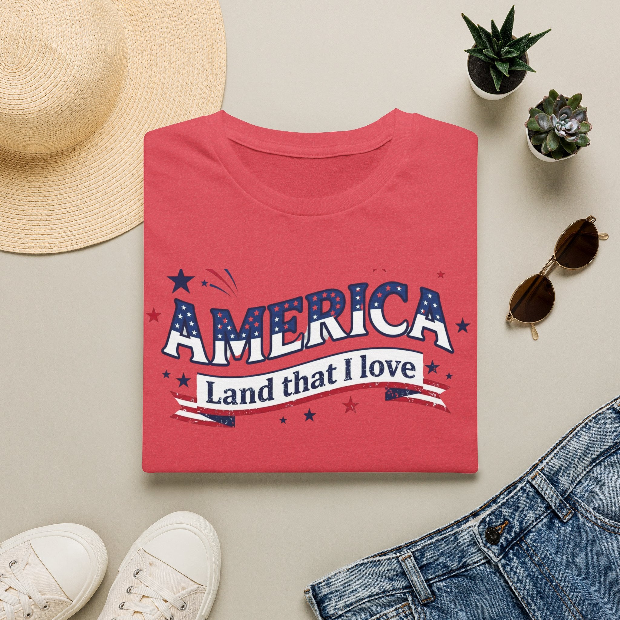 America "Land That I Love" T-Shirt