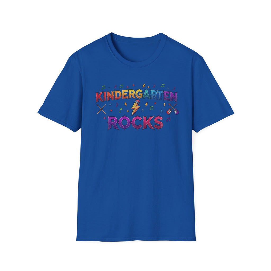 Kindergarten Rocks T-Shirt — Cute Colorful Back-to-School Tee for Teachers & Students