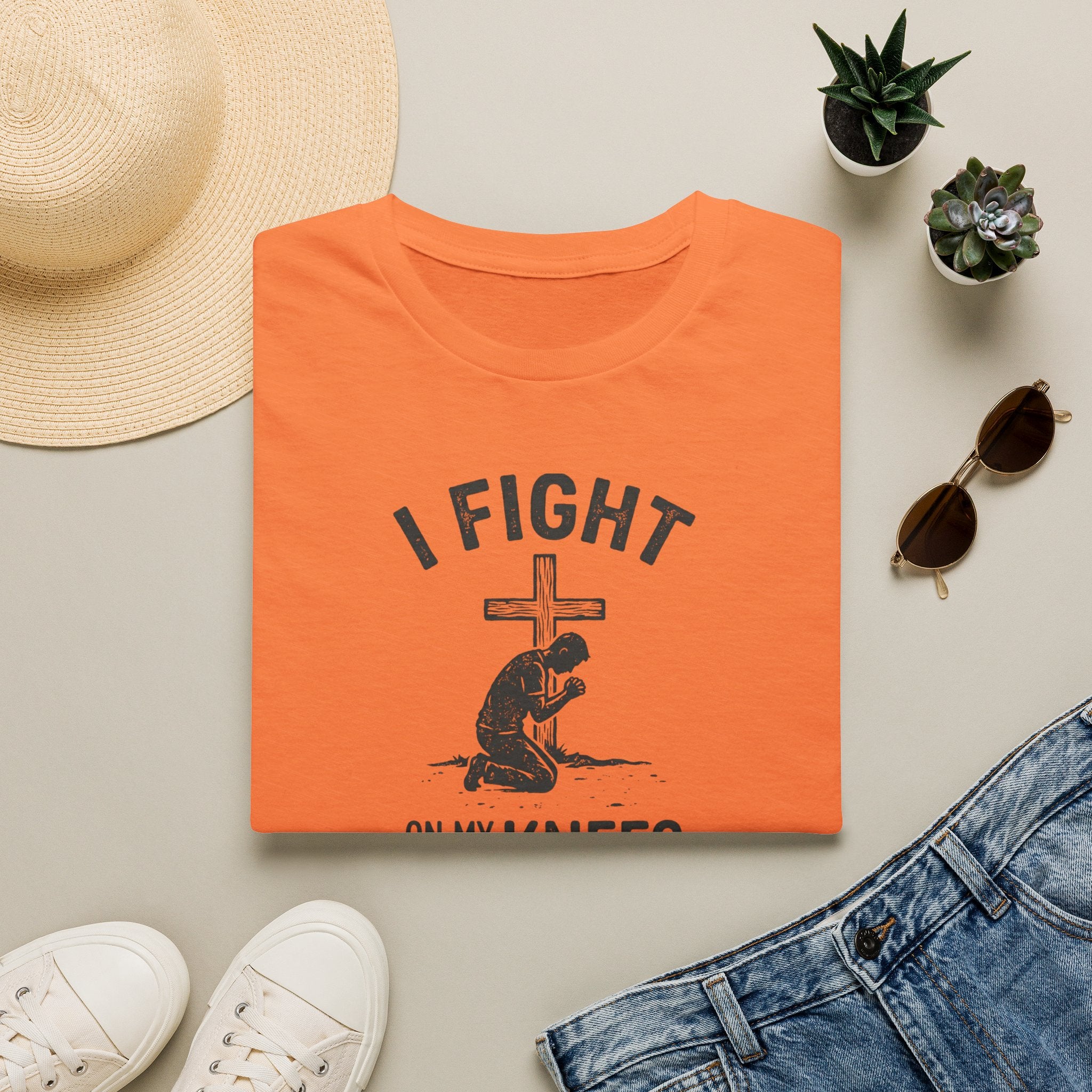 I Fight On My Knees T-Shirt