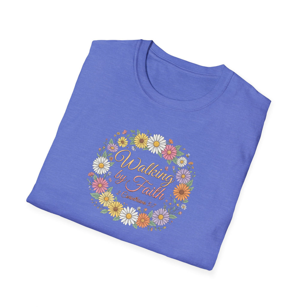 Walking by Faith Floral T-Shirt —