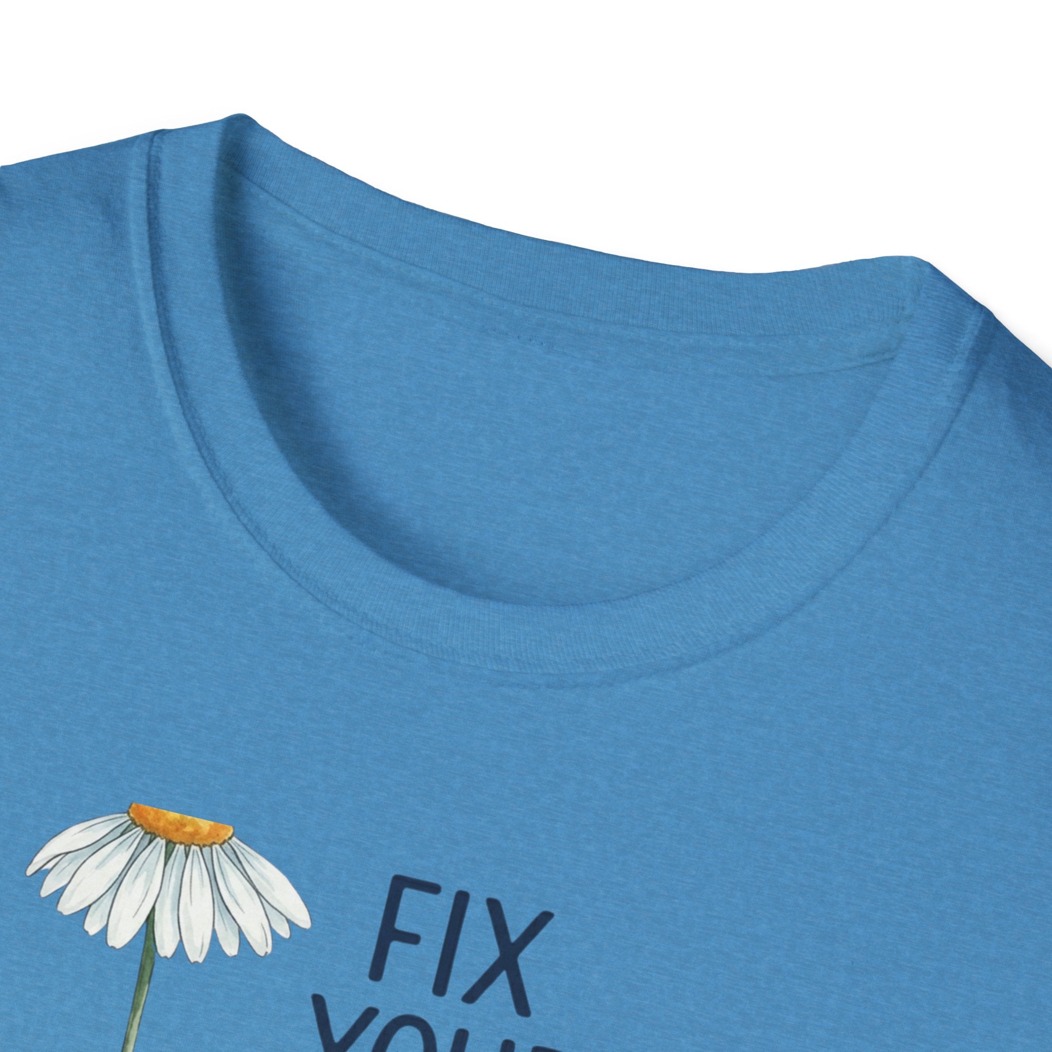 “Fix Your Eyes on Jesus” Daisy Christian Tee